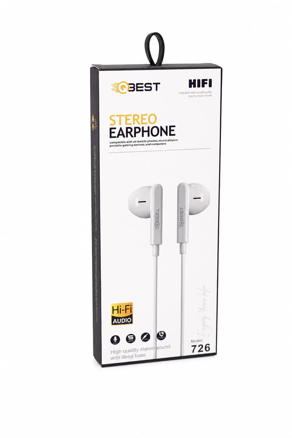 82699714-a14a-4461-bd44-7da2b3954668.png سماعات QBest QB726 سلكية 3.5MM Hi-Fi مع مايك وتحكم صوت - الصورة 1
