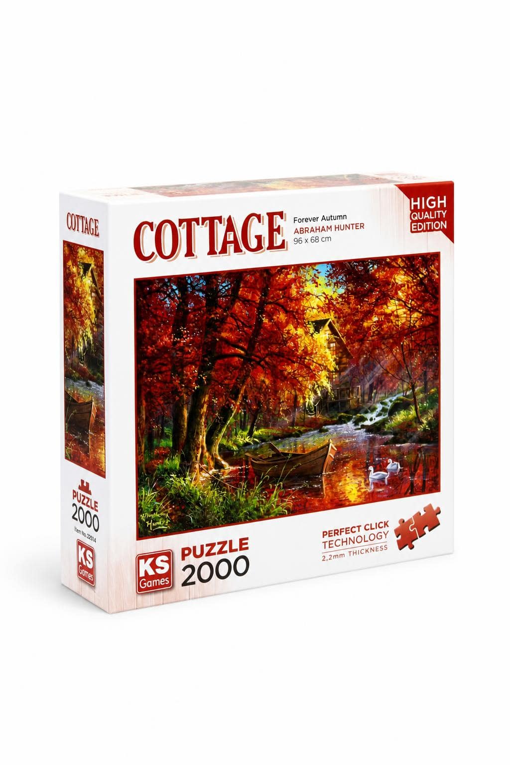 82f77be9-fca3-45d5-940c-e0e2175e3406.jpg بازل KS Games COTTAGE Forever Autumn 2000 قطعة - 12436 - الصورة 1
