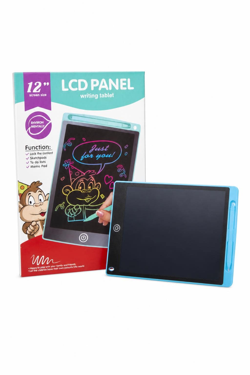 85a33415-fd1a-4bea-b7ee-5a8c0a22932b.jpg لوح كتابة ورسم LCD Tablet 12 إنش موديل 6587768 - الصورة 1