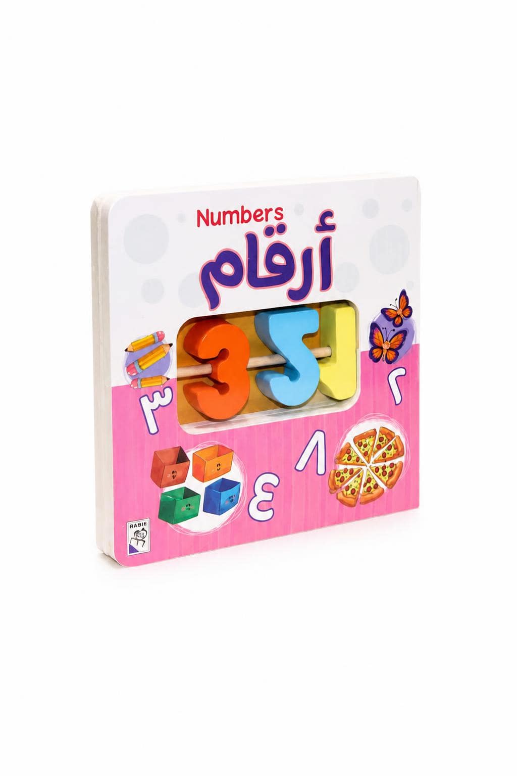 8604dc17-56c1-4d4a-8fd5-082f7f234a64.jpg الكتاب التفاعلي الأول للأرقام بقطع خشبية - موديل 14728 - الصورة 1