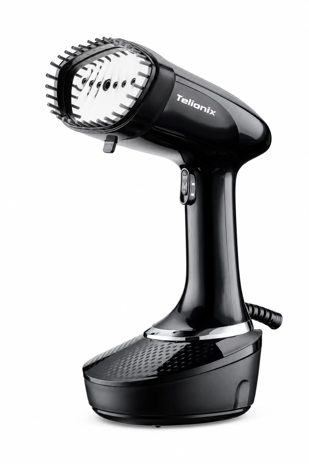 8b4bb32a-4d12-4b7f-9ca2-e06543268531.png مكواة بخار عمودية محمولة Telionix THS1124 بقدرة 1500 واط وخزان 400 مل - الصورة 1