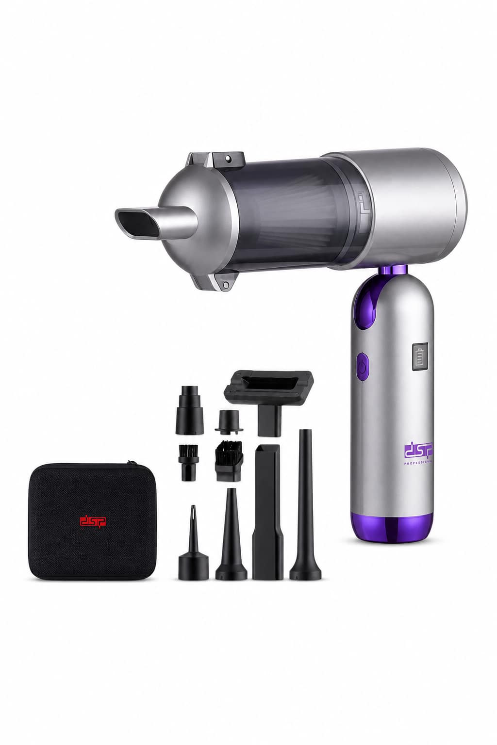 90d0f406-6b9e-4af3-9007-b31f8123666a.png مكنسة يدوية لاسلكية DSP KD2077 بقوة 120W و11 وظيفة - الصورة 1