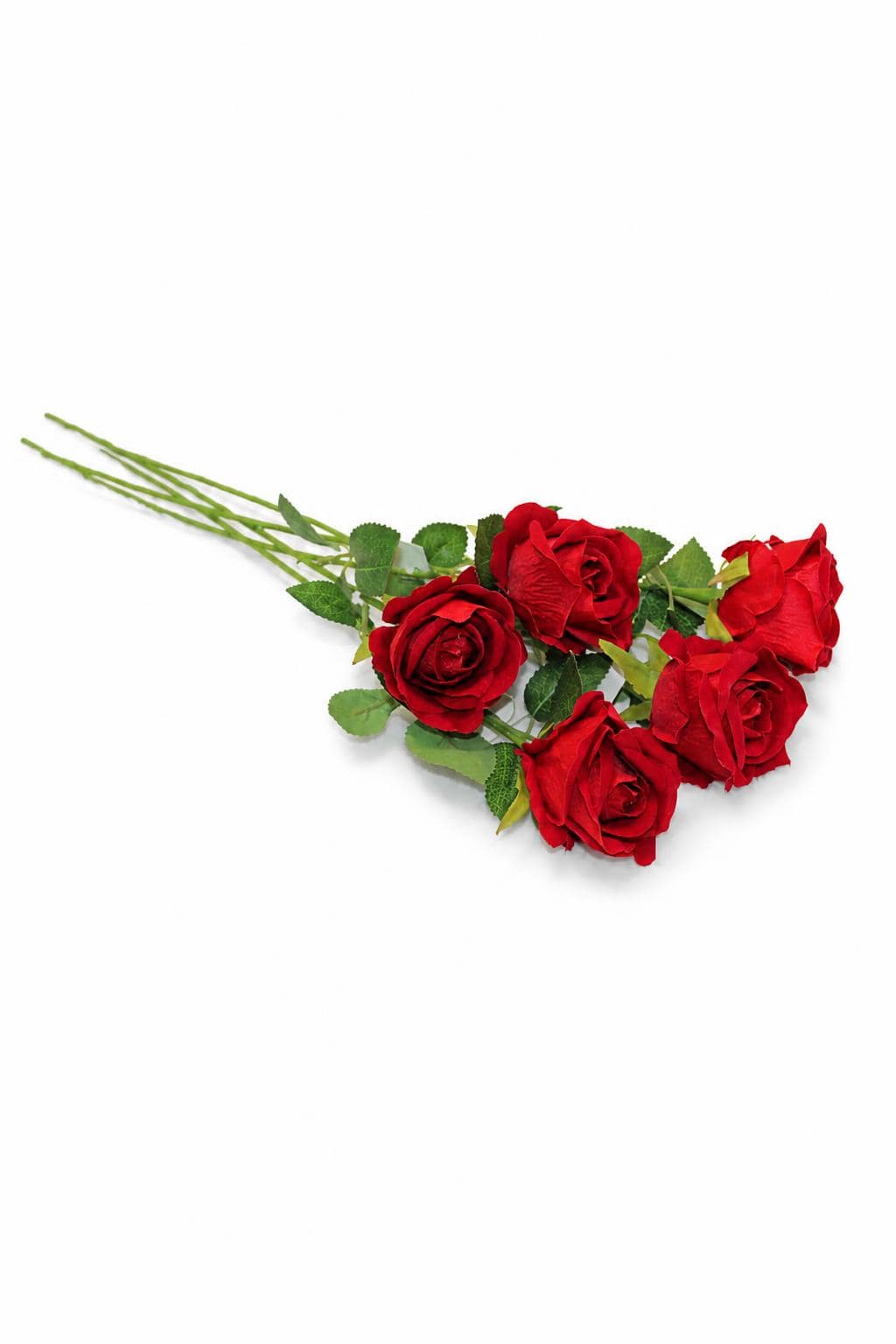 92bfc8c5-4499-498a-8020-524463b6ced0.jpg وردة حمراء طويلة بساق أخضر - موديل 12974 - الصورة 1