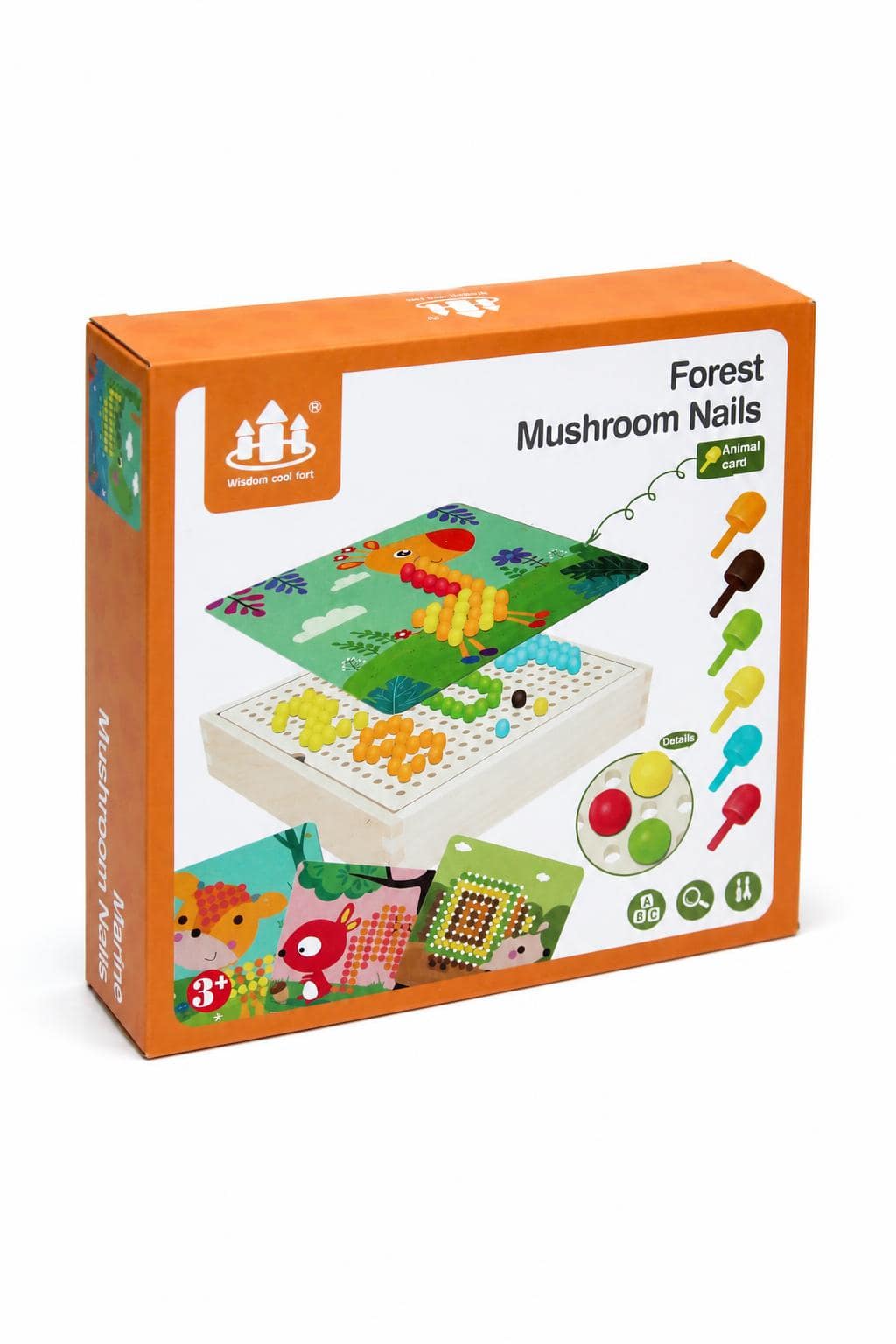938e34f9-0eb5-4c61-a38a-3c14593eb6d0.jpg لعبة الرسم بالدبابيس الخشبية Wisdom cool fort - الغابة 4557648 - الصورة 1