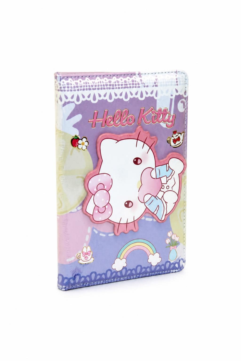 9f078386-bb9c-4361-9c73-1d907442d1a3.jpg دفتر ذكريات Hello Kitty بصورة نافرة - موديل 14209 - الصورة 1