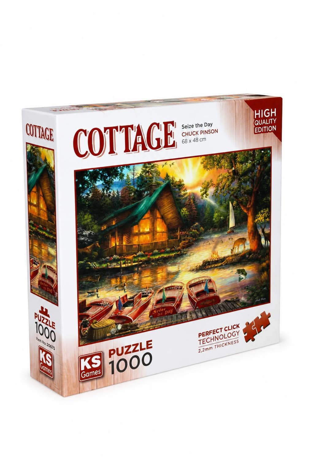 a31cd7bd-44ad-4fb4-bde0-e501f5ef8144.jpg بازل KS Games Cottage من 1000 قطعة - موديل 12442 - الصورة 1