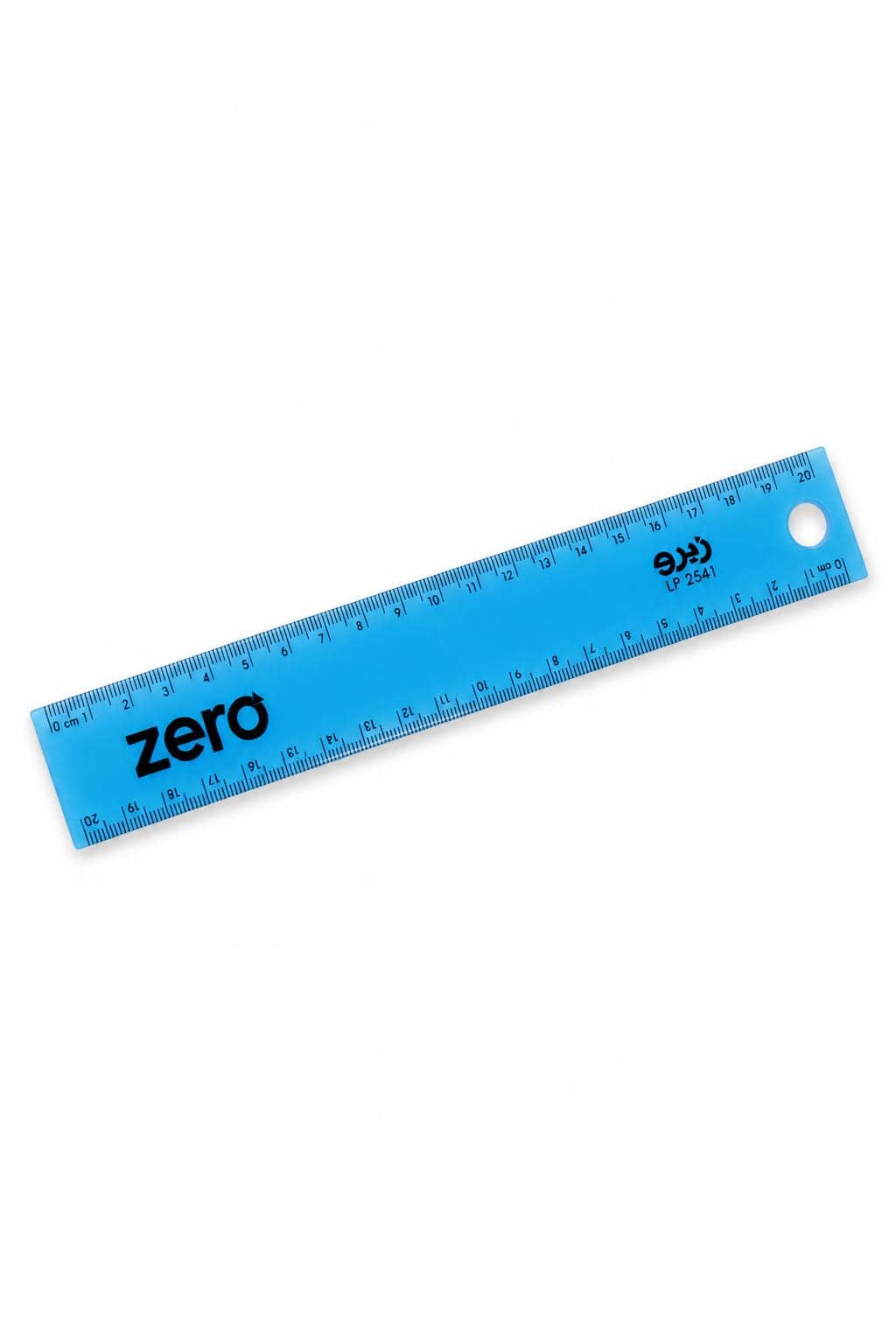 a6f751c2-e49e-4f28-92cd-5a9bf0afaa88.jpg مسطرة zero مرنة شفافة 20 سم باللون الأزرق - موديل 2905 - الصورة 1