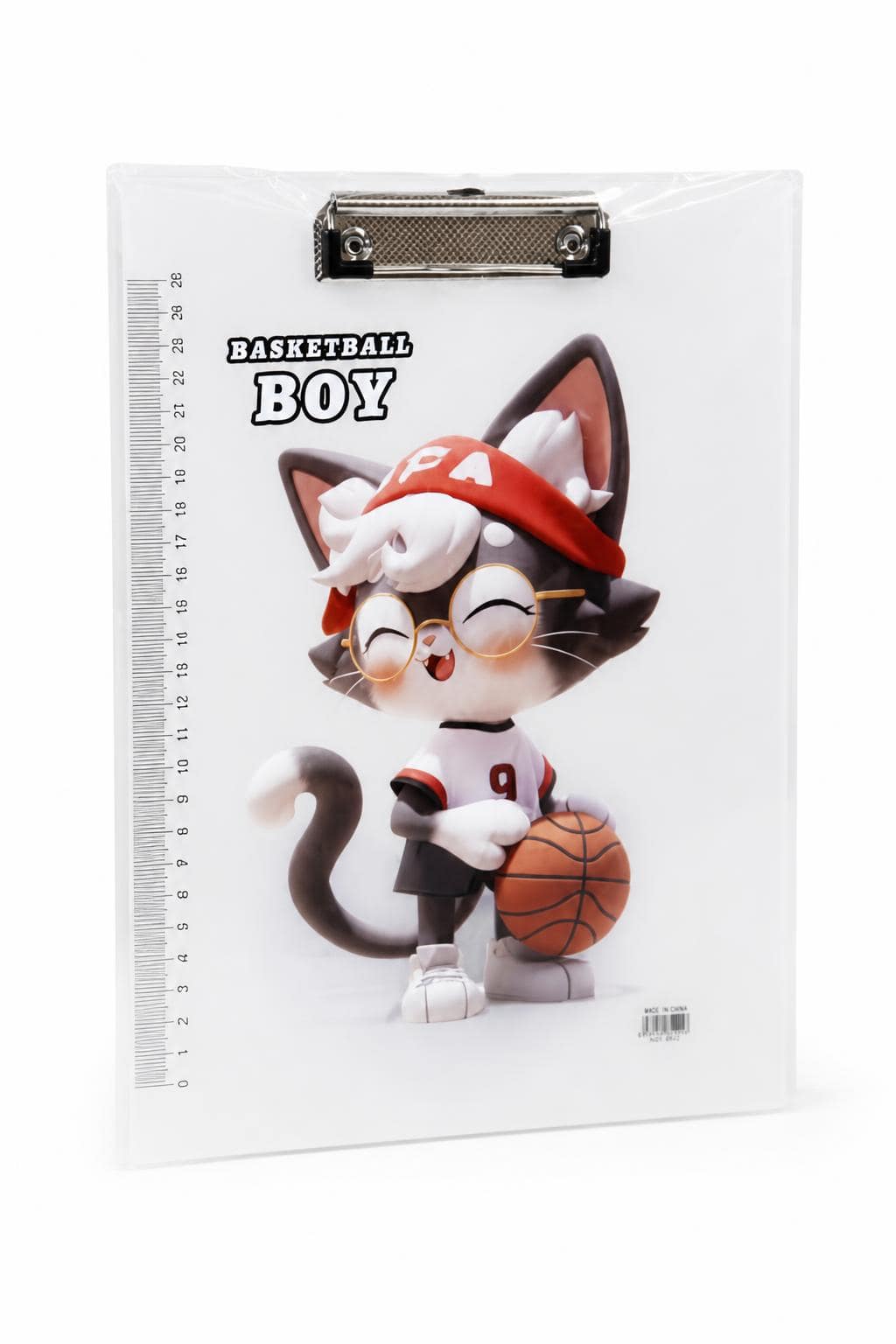 a7c3ee44-2f50-44fe-a563-594da0fe9a41-1.jpg مسند ورق بلاستيكي A4 Basketball Boy بملقط - 8062626 - الصورة 1