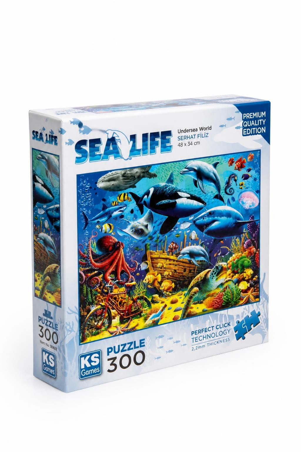 a8fc5446-845b-4eb5-a5bc-cb4dc17d63d0.jpg بازل KS Games SEA LIFE عالم تحت الماء 300 قطعة - 12429 - الصورة 1