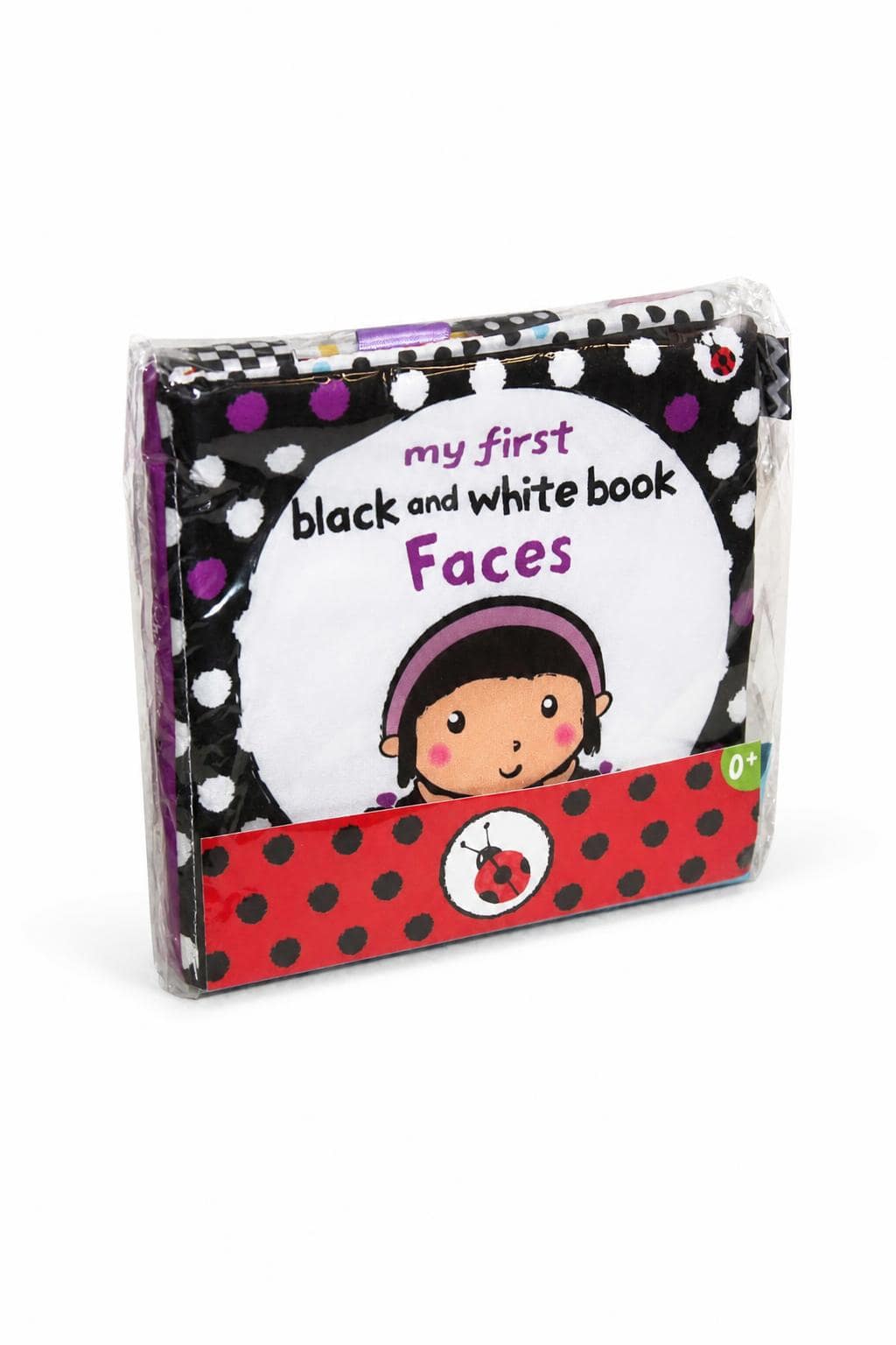 a93ffeef-5995-437c-b9b1-449398e49445-1.jpg كتيب قماشي مربع للأطفال Faces بالأبيض والأسود 0+ - 16152 - الصورة 1