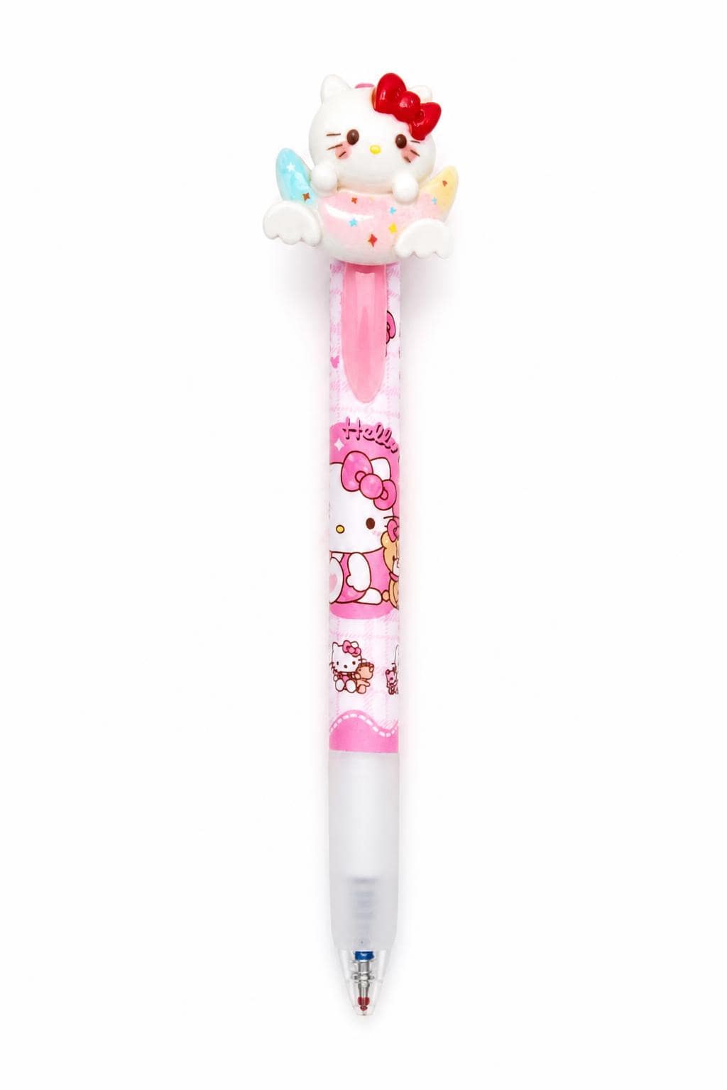 ac02efa6-9672-4933-8e8e-76d49c8dd70c.jpg قلم أزرق كباس مع محاية وتصميم Hello Kitty - 6777 - الصورة 1