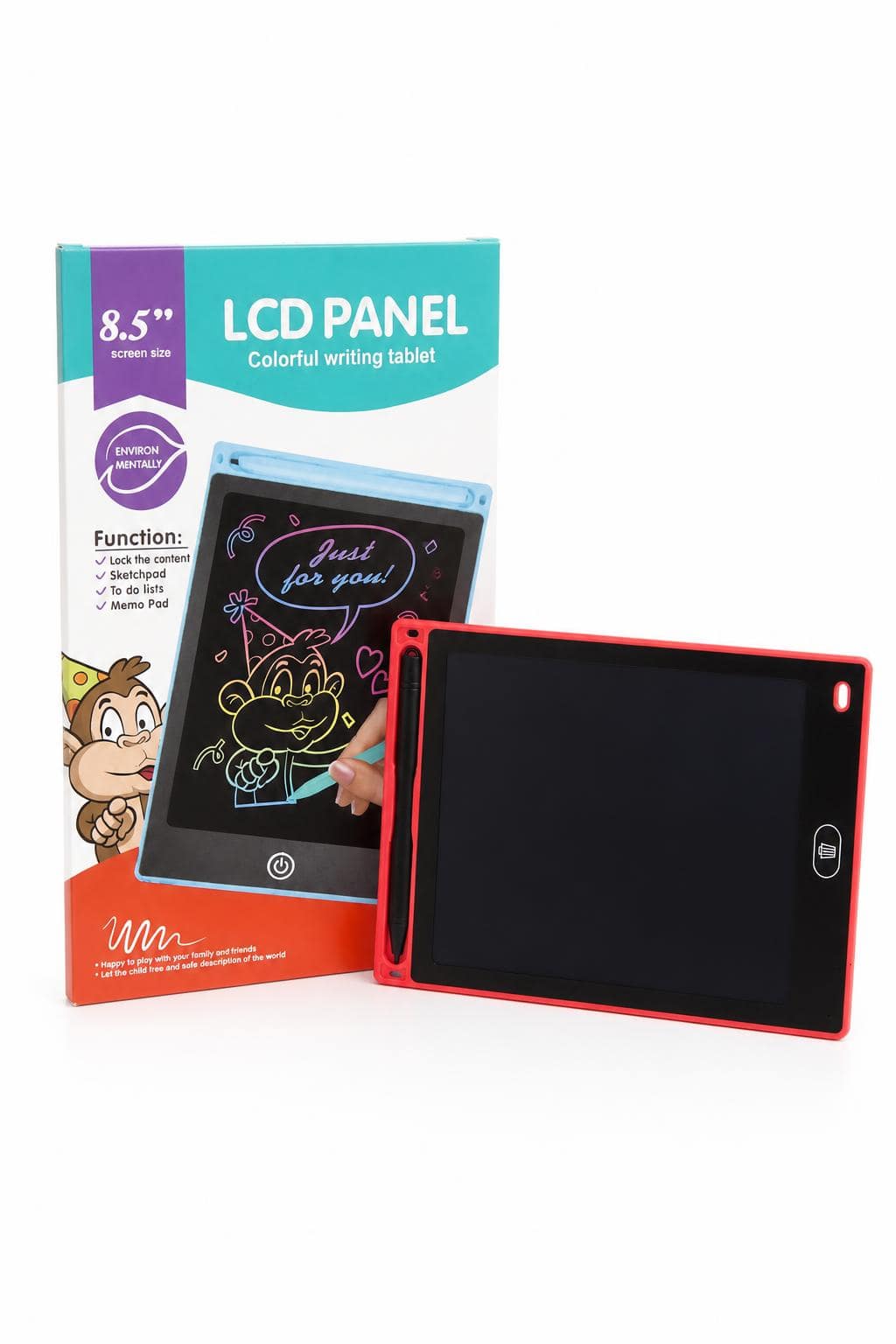 b26977ae-e185-4771-8b4e-b78b73e5950b.jpg تاب ذكي LCD ملون قياس 8.5 بوصة مع قلم - موديل 12020 - الصورة 1