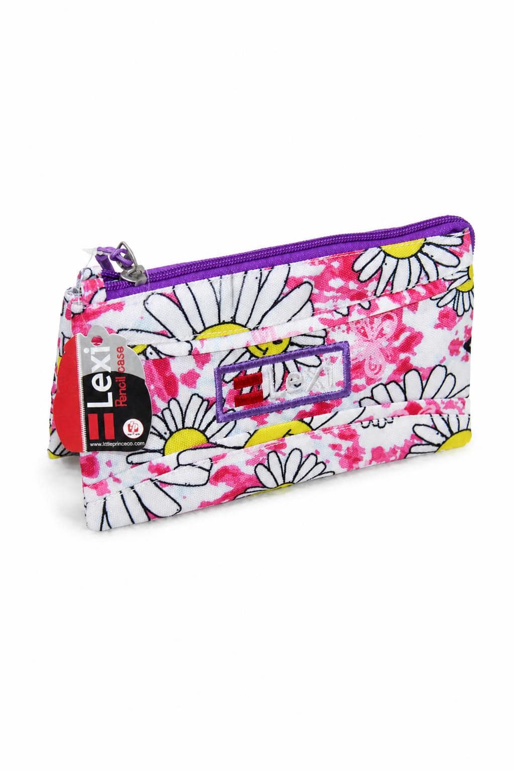 b383d8c1-752e-413b-a814-4a52cc8708f7.jpg مقلمة Lexi قماشية مثلثة مطبوعة بسحاب واحد - موديل 9124 - الصورة 1