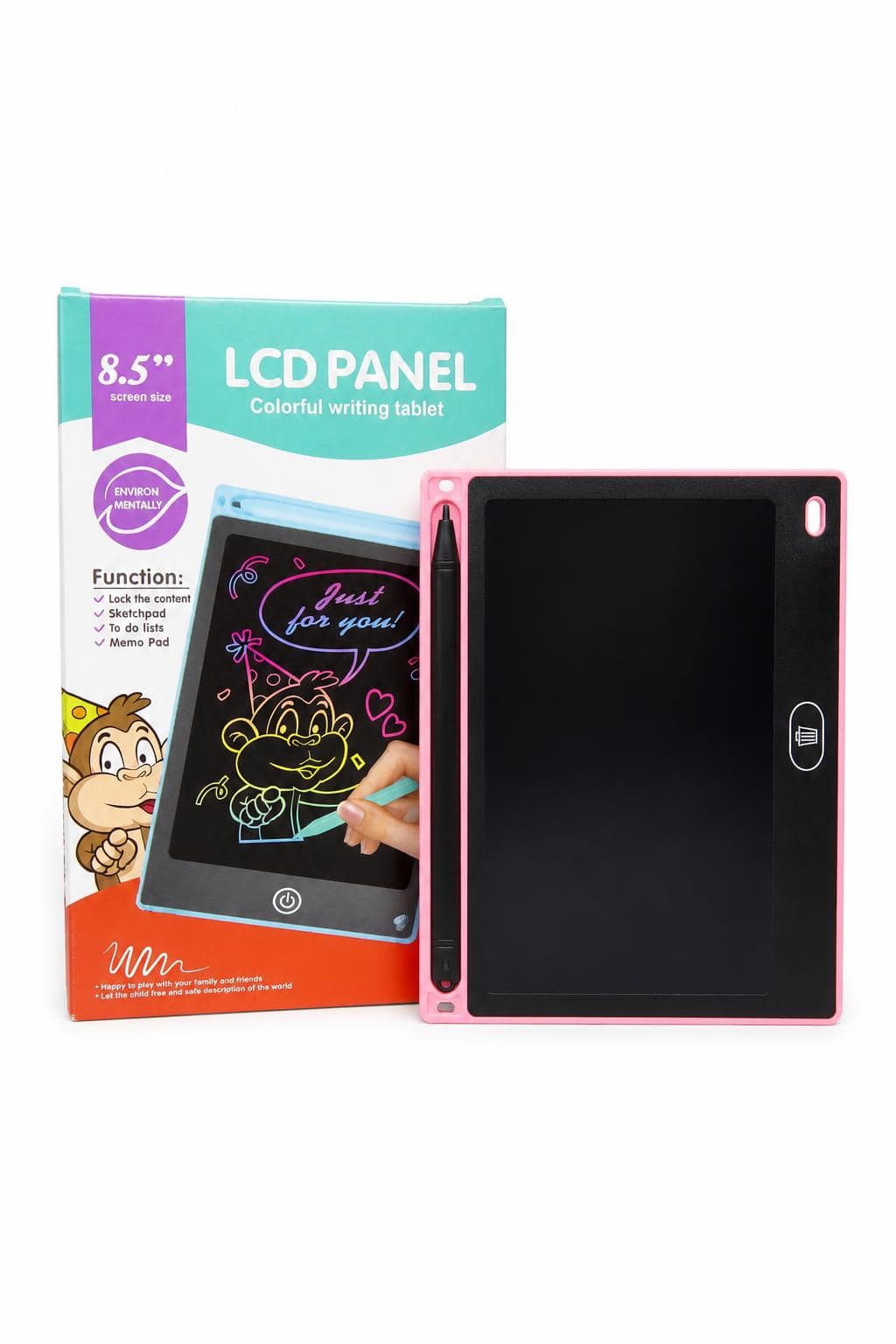 b39dc483-dd88-4d6c-98f6-53c87fbf2712.jpg تاب ذكي LCD ملون 8.5 بوصة للرسم والتدوين - 12019 - الصورة 1