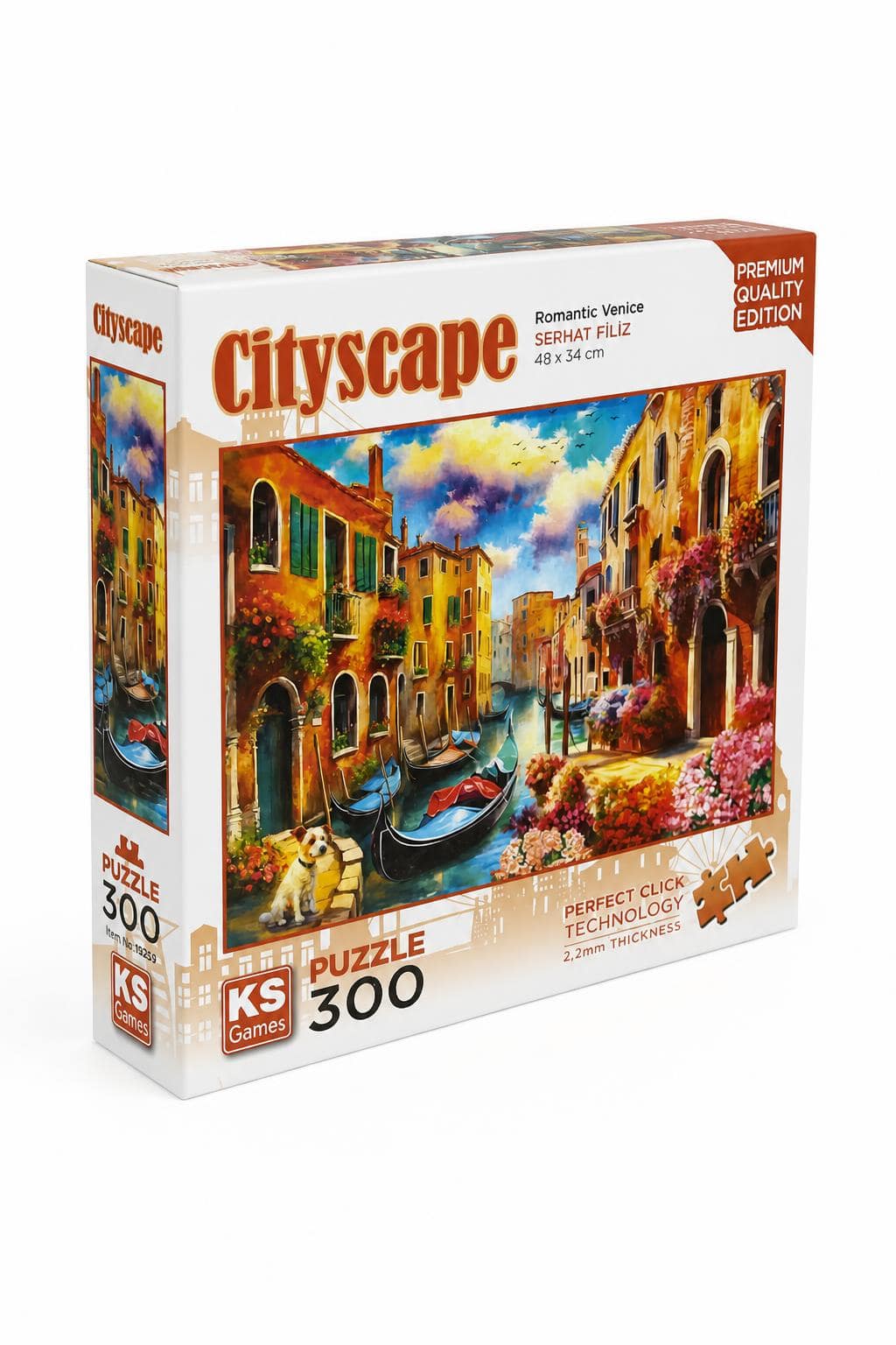 b4dd0204-ee68-4cd6-907e-3fcce1458fba.jpg بازل KS Games Cityscape Romantic Venice 300 قطعة - موديل 12432 - الصورة 1