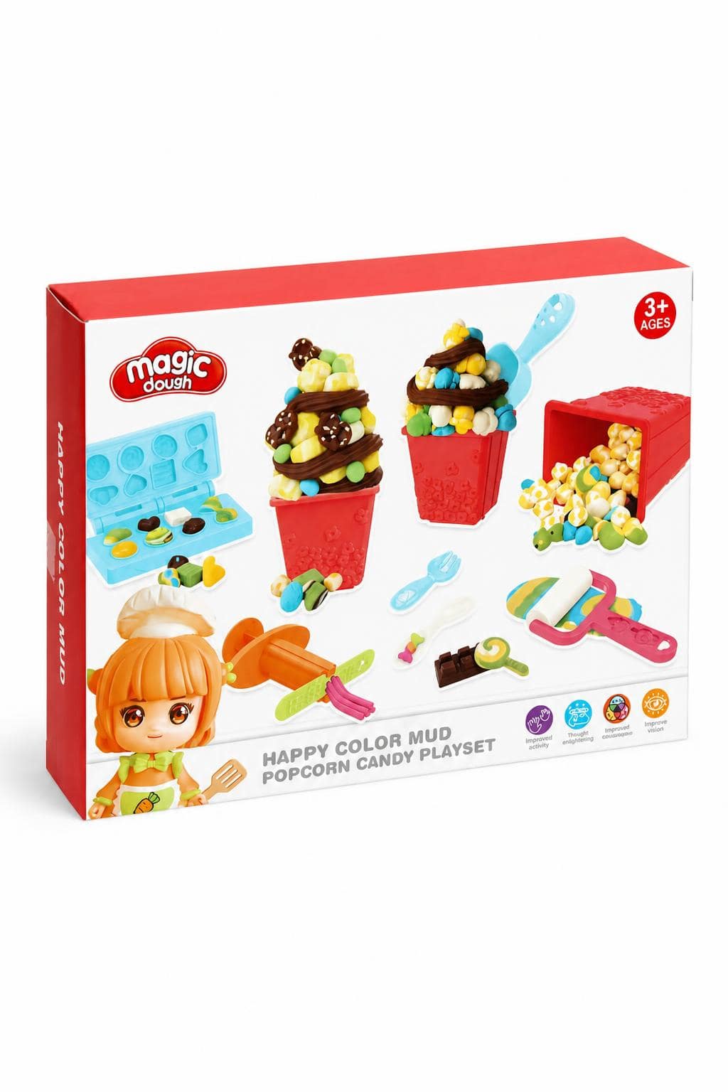 b61ce69b-bdb9-416b-85b9-9806e2637f24.jpg لعبة معجون Magic dough للبوشار والحلوى 17 قطعة - 5313166 - الصورة 1