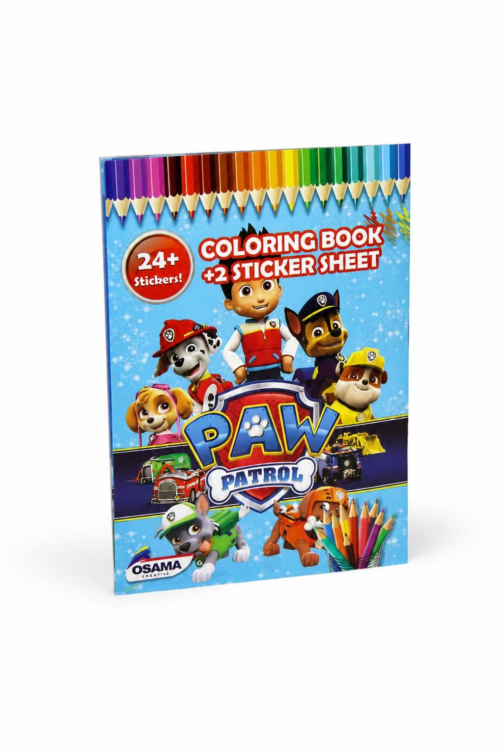beb5c00c-fa22-409b-a830-ea4773db858c.jpg دفتر تلوين صغير PAW Patrol مع 2 ورقة ستيكر - موديل 16565 - الصورة 1