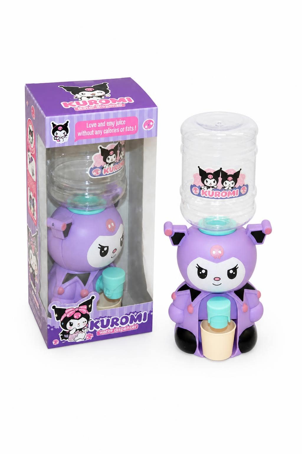 bfe9ee7a-d64d-4c84-a2e8-8eb9ac064ce4.jpg كولر مياه لعبة KUROMI مع كاسة وعلبة - موديل 12856 - الصورة 1