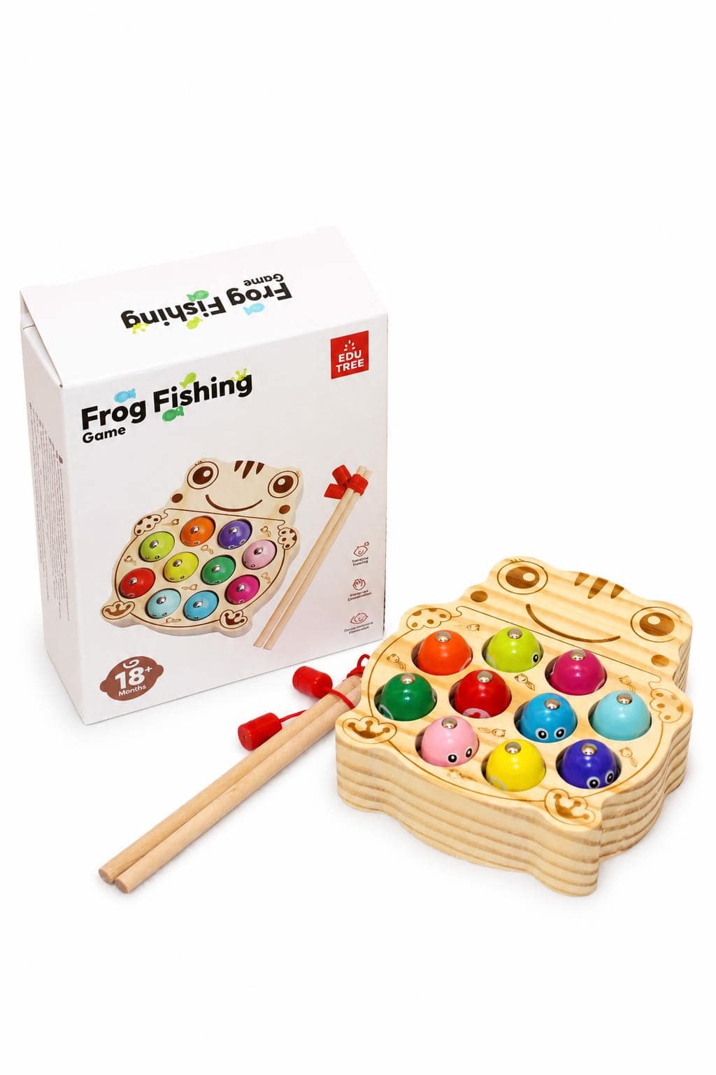 c2a6649f-21f9-4887-8ebb-452db9a71a36.jpg لعبة صيد مغناطيسية خشبية EDU TREE للأطفال 18+ شهر - 15845 - الصورة 1