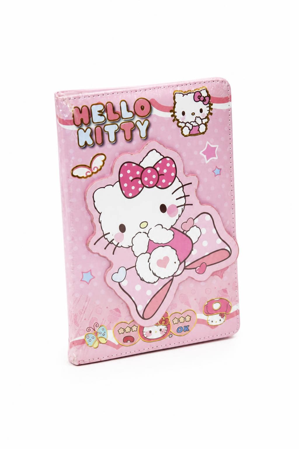 c69d7d3a-7074-40d4-bf4f-4e9806590d6d.jpg دفتر ذكريات نوت بوك بتصميم Hello Kitty نافر - 14208 - الصورة 1