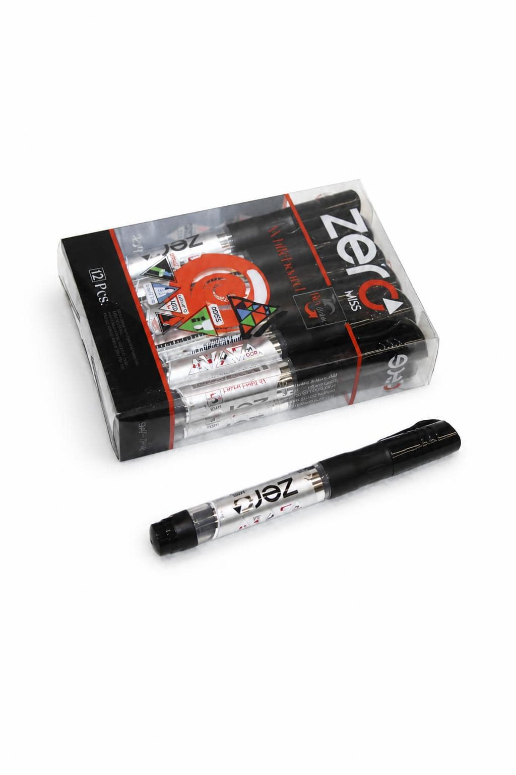c8283804-af38-49fc-9de8-195581054efe.jpg أقلام وايت بورد Zero عبوة 12 قطعة - موديل 14537 - الصورة 1