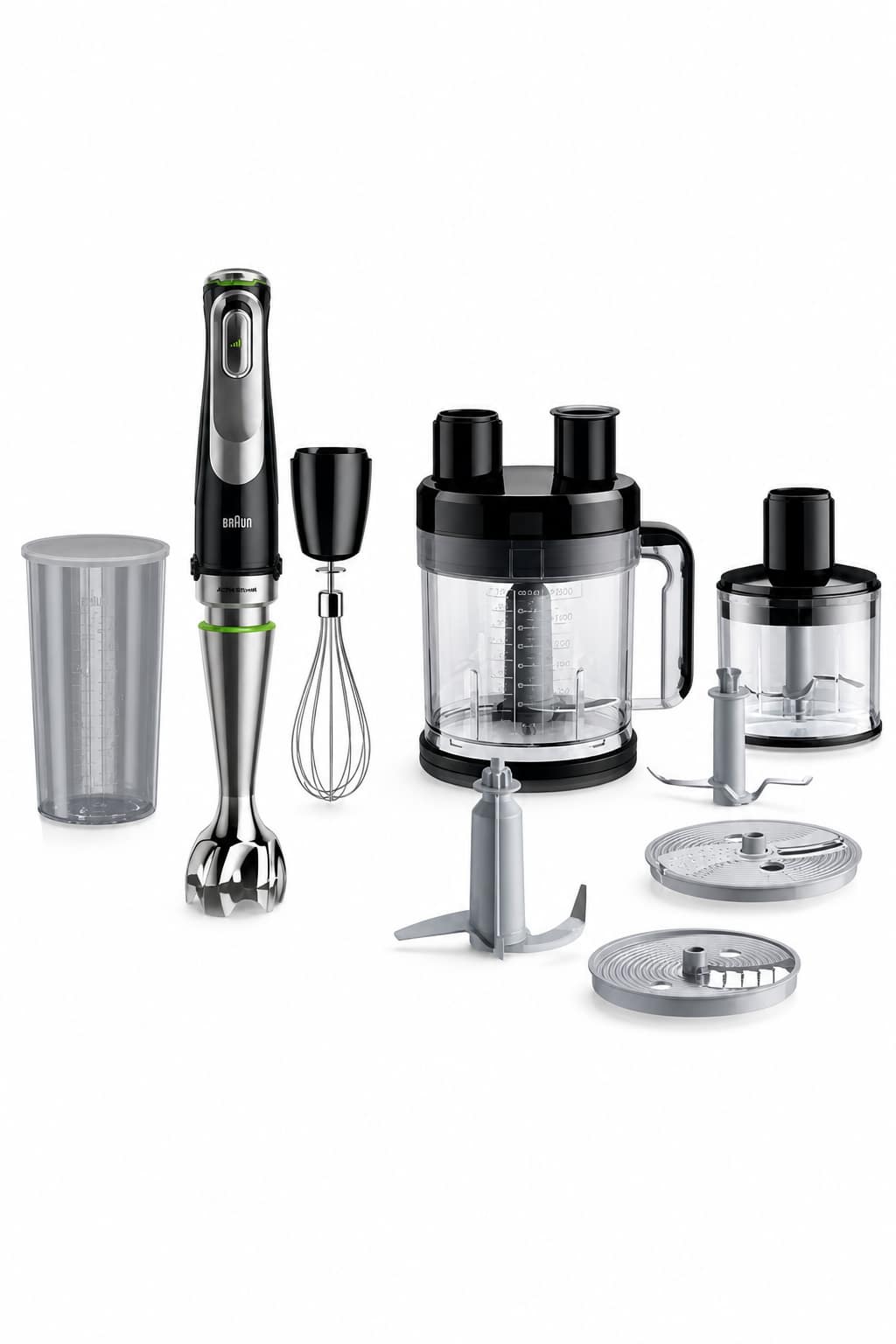 cb92326c-8d2d-4d59-bbc8-d1095421a447.png خلاط يدوي Braun MultiQuick 9 MQ 9185XLI بقوة 1200 واط مع ملحقات متعددة - الصورة 1