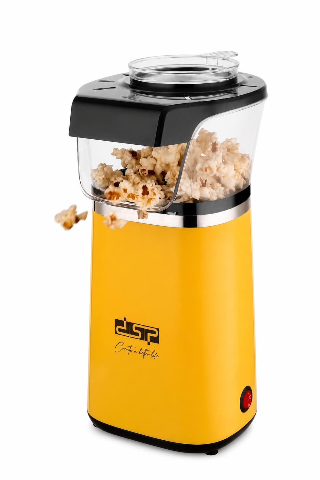 d4395cec-d212-4281-9f5c-9d7765f0156e.png صانعة فشار DSP KA2032 هواء ساخن 1300W بسعة 120g - الصورة 1