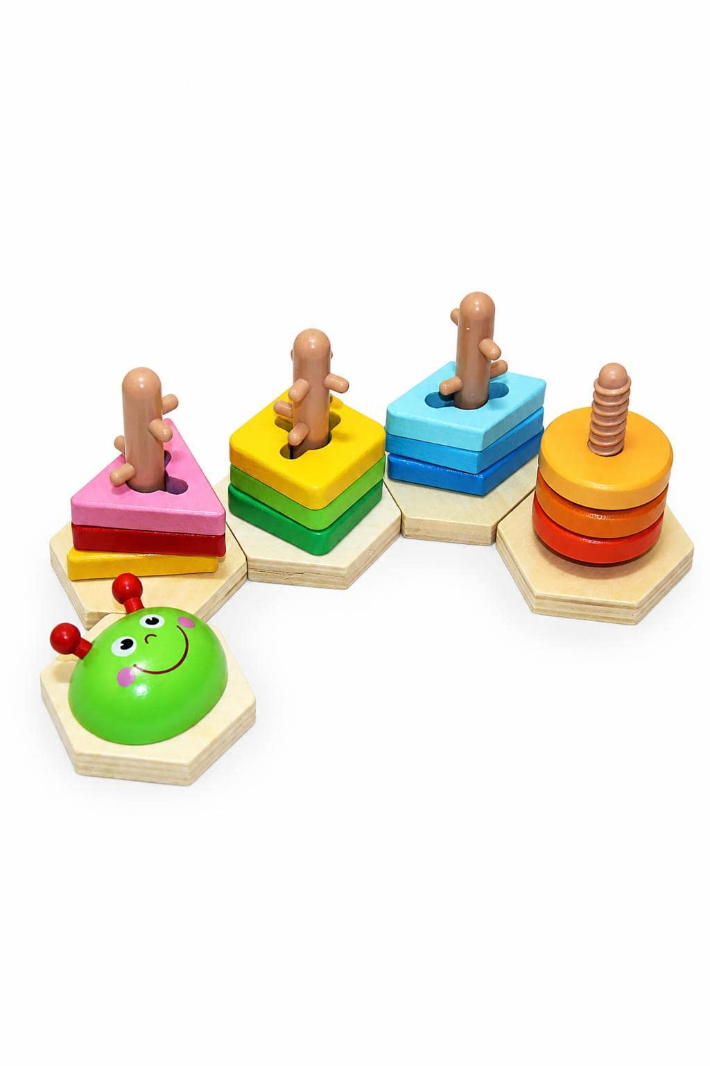 d5f59d2a-6957-4cf0-a569-610861bffa60-1.jpg لعبة Caterpillar Peg Puzzle من EDU TREE للأعمار 18+ شهر - 15997 - الصورة 1
