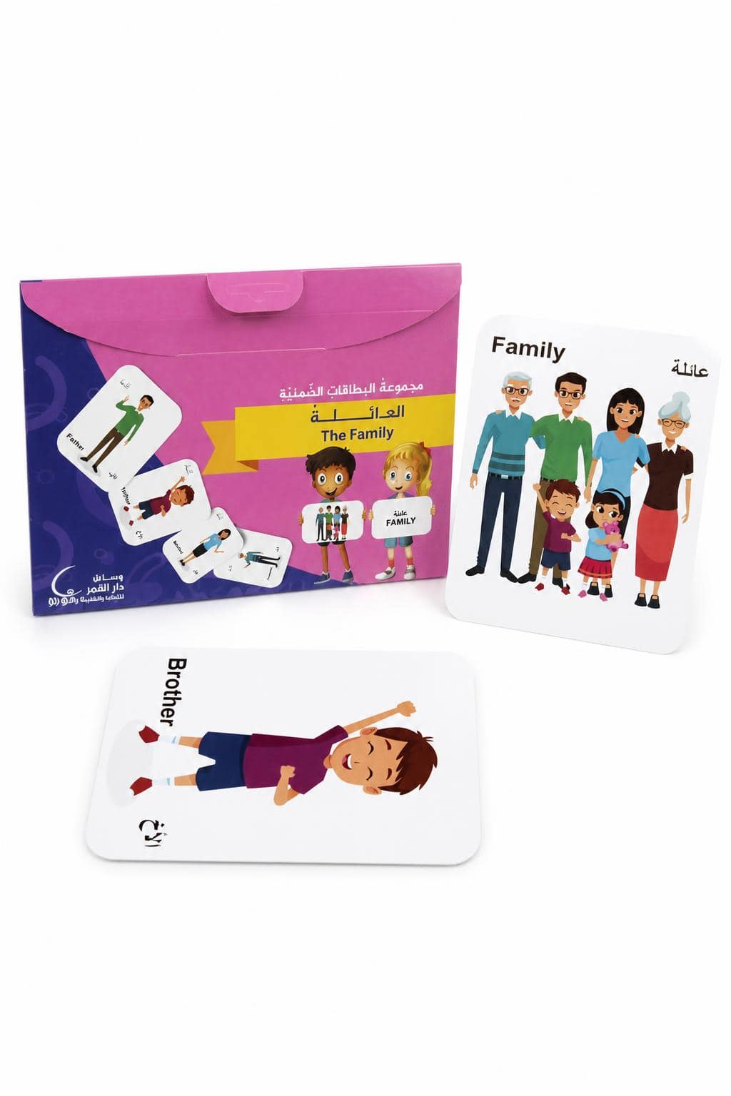 daad5d80-f9d0-433a-9f15-5863d5ea4228.jpg بطاقات دار القمر التعليمية العائلة بالعربية والإنجليزية - 649 - الصورة 1