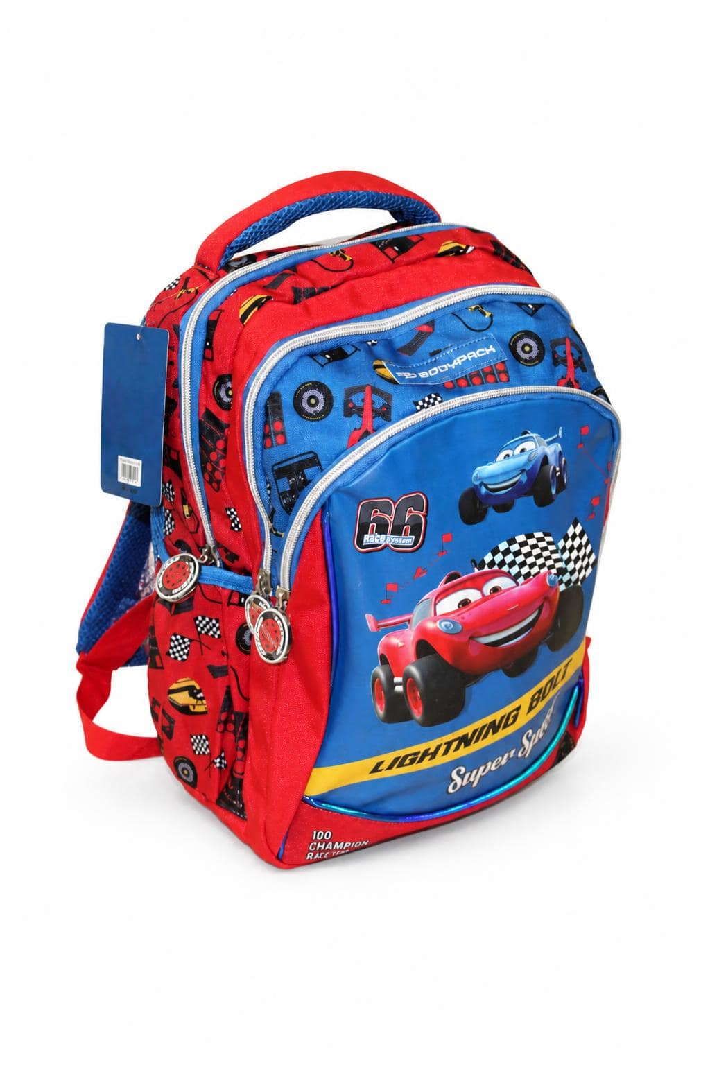 db880dcd-8704-46c3-bae4-1bd23f53e59d.jpg حقيبة روضة BodyPack 6791944 قياس 15 إنش بتصميم سيارات - الصورة 1