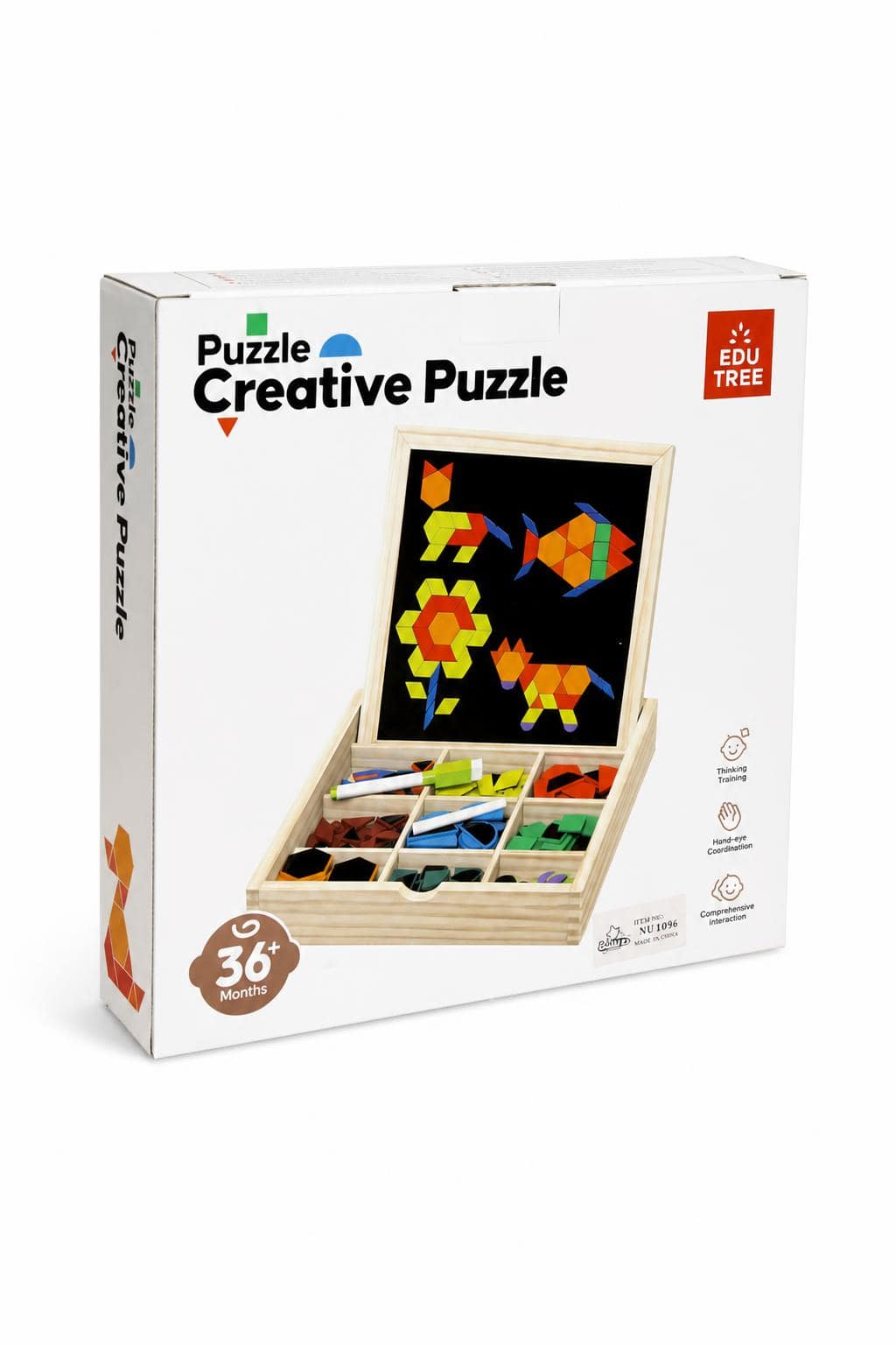 dd11ec3b-6c37-4072-ba98-d17deced55e7.jpg لعبة EDU TREE Creative Puzzle بلوح وايت بورد ممغنط 15837 - الصورة 1