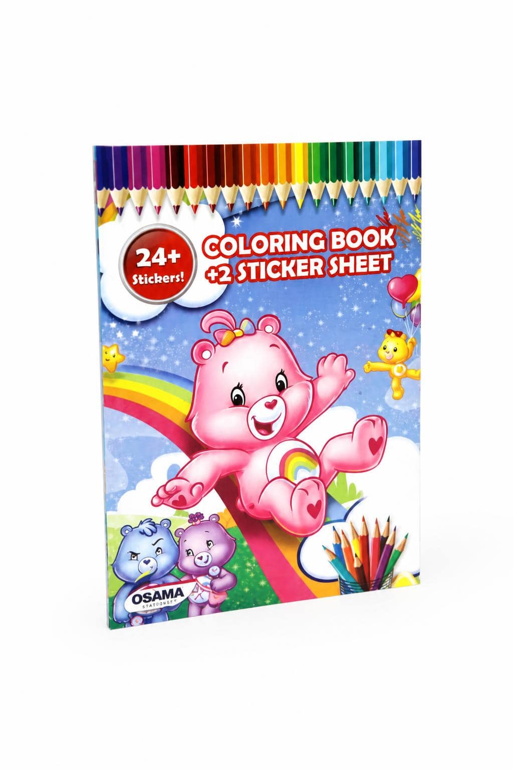 dea6ed3f-d2e7-4d04-bddb-0baaa51c037f.jpg دفتر تلوين صغير مع 2 ورقة ستيكرز - موديل 16555 - الصورة 1