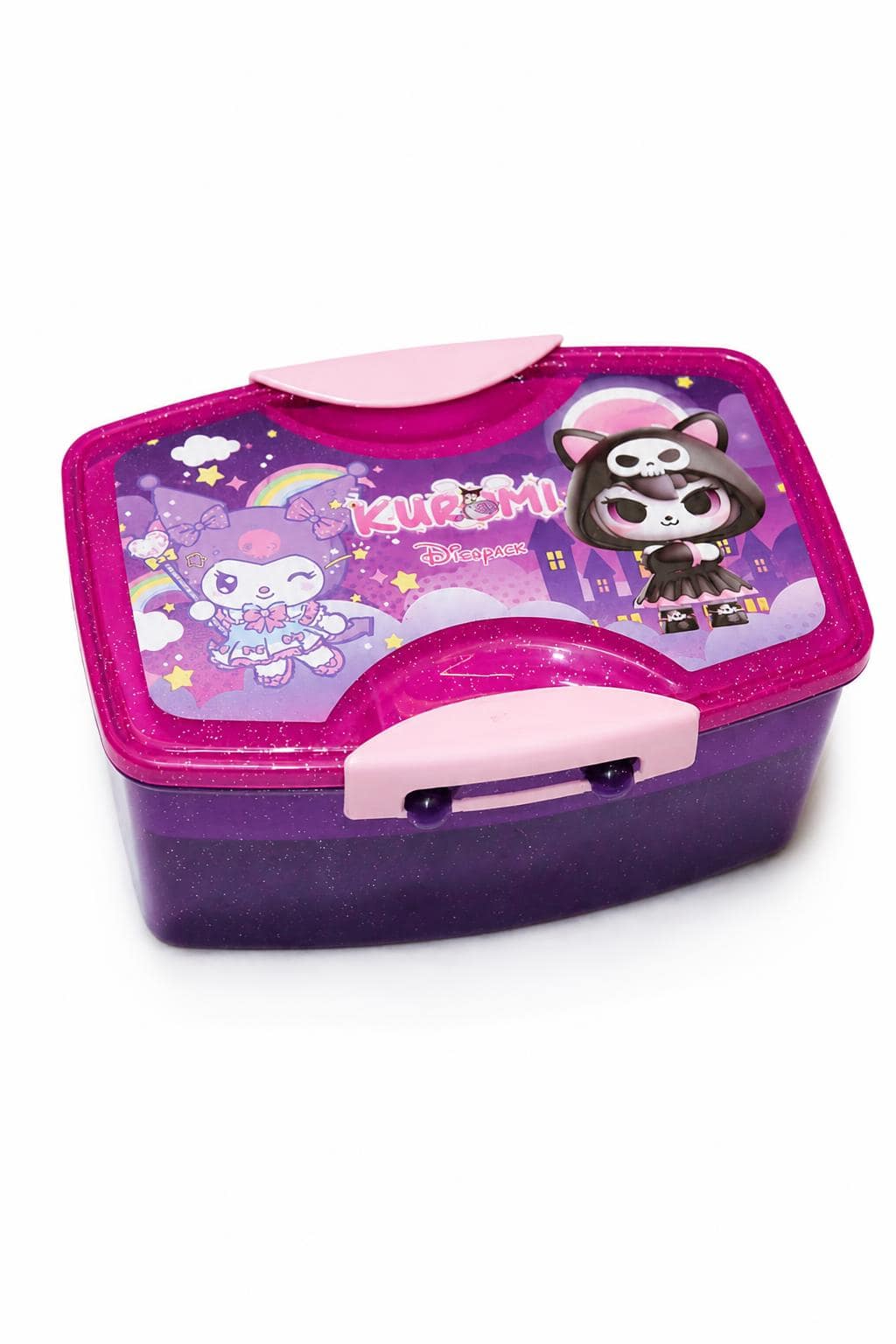 df626c71-9879-4308-a6ba-c0766c416cb7.jpg حافظة طعام ديزني بطبقتين وتصميم Kuromi - 4751659 - الصورة 1