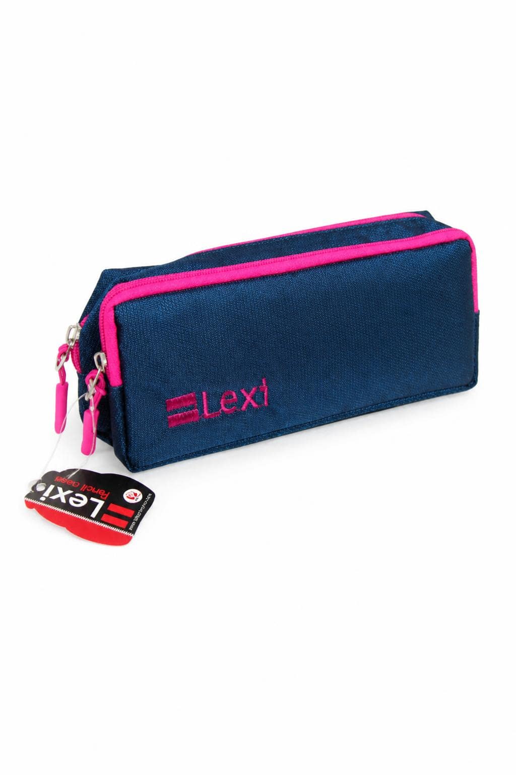 e1f17d62-afbe-481a-8c69-83760a71becc.jpg مقلمة Lexi مدرسية قماشية بسحابين - موديل 9141 - الصورة 1