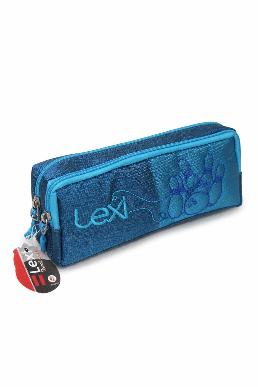 e722fa9b-ca17-42cb-b1f0-d396be387117.jpg مقلمة مدرسية Lexi قماشية بسحابين - موديل 9142 - الصورة 1