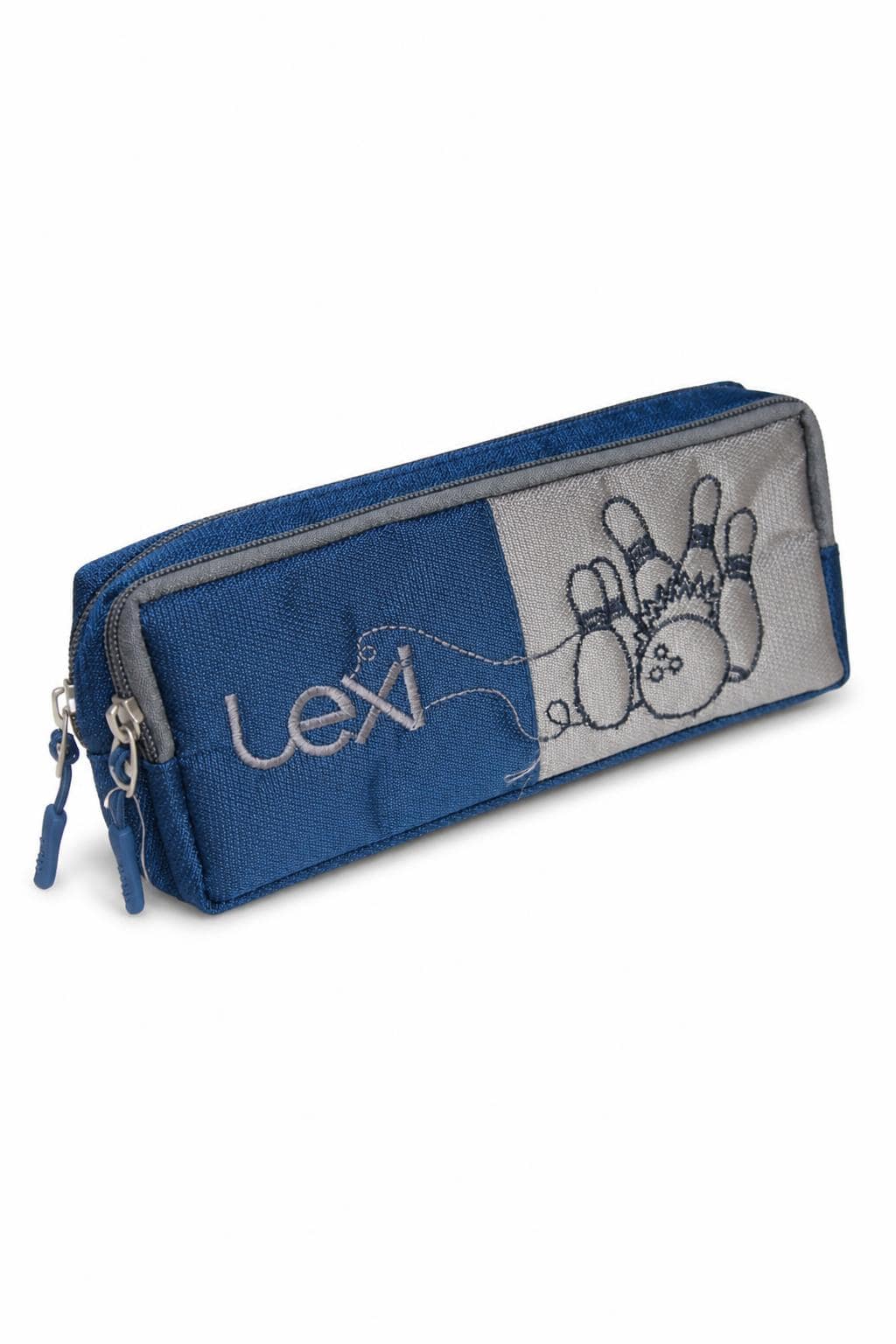 ea0bb95f-2460-4975-a988-b99aac5c8531.jpg مقلمة مدرسية Lexi قماشية بسحابين - موديل 9142 - الصورة 1