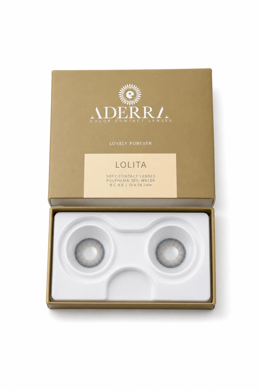 eafce926-f816-4075-9221-6d8242cf5fdf.png عدسات لاصقة ملونة Adera Lolita بترطيب 45% - الصورة 1