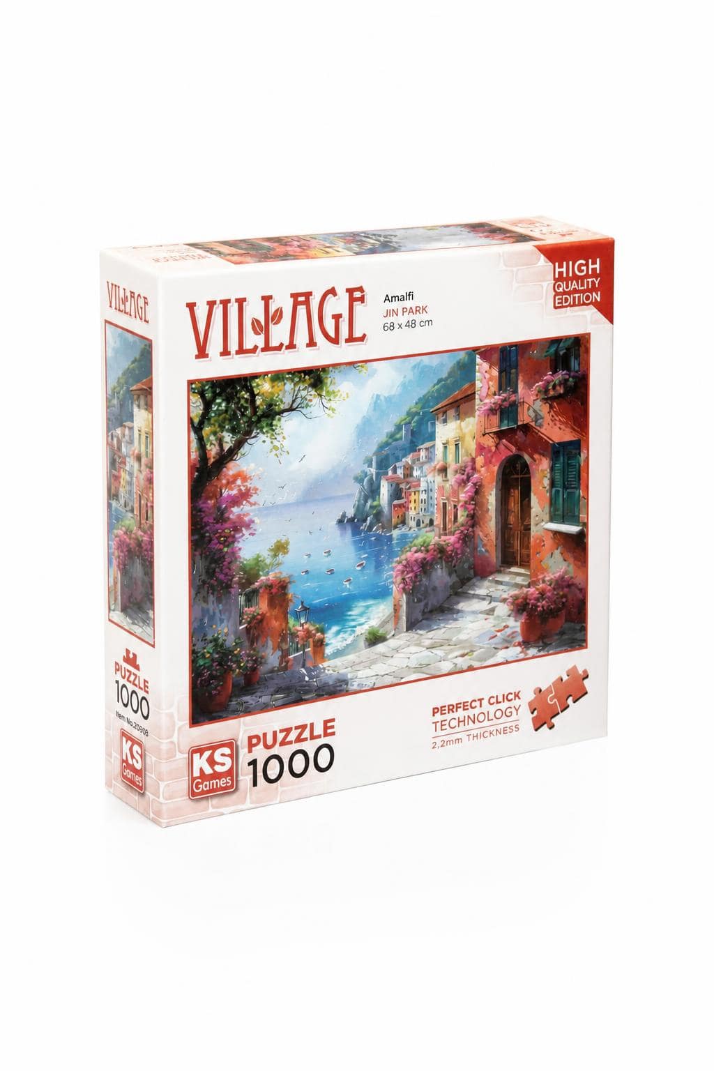 edfdbe88-c96e-4733-82cd-7df5ae81114f.jpg بازل KS Games VILLAGE 1000 قطعة - موديل 12440 - الصورة 1
