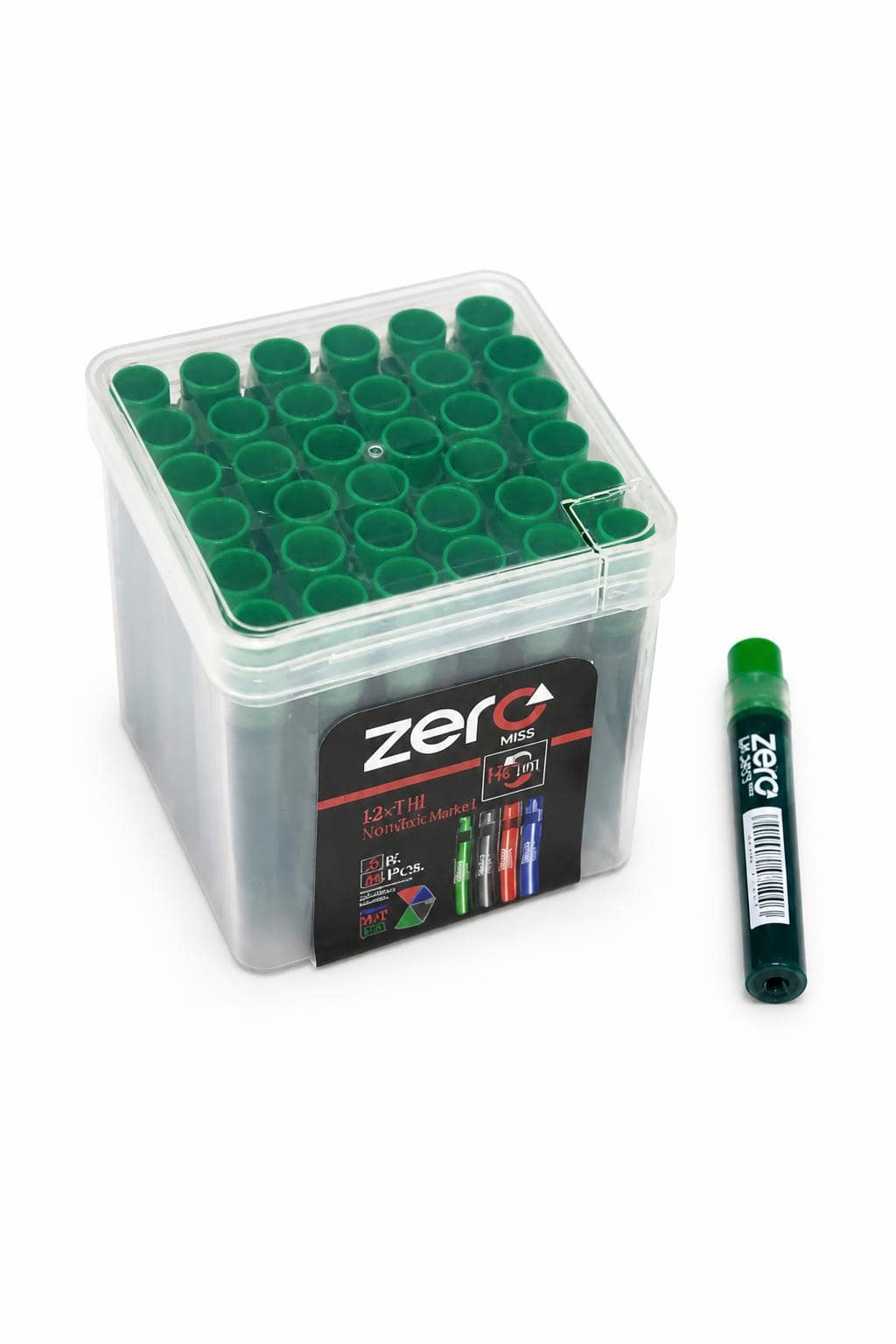 f32388c6-8747-4654-bb3a-9b75075d216e.jpg خرطوشة قلم وايت بورد zero خضراء - موديل 14543 - الصورة 1