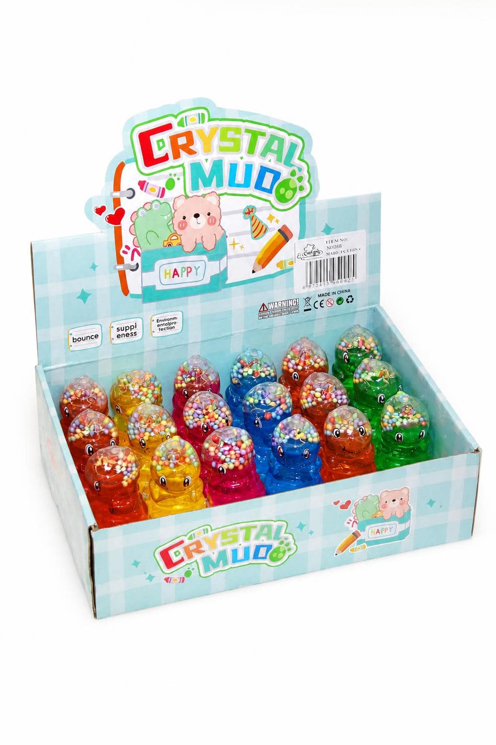 fa5aa886-5e38-4892-981f-8b82aade9f50.jpg معجون سلايم لزج Crystal Mud بألوان متنوعة - موديل 4271317 - الصورة 1