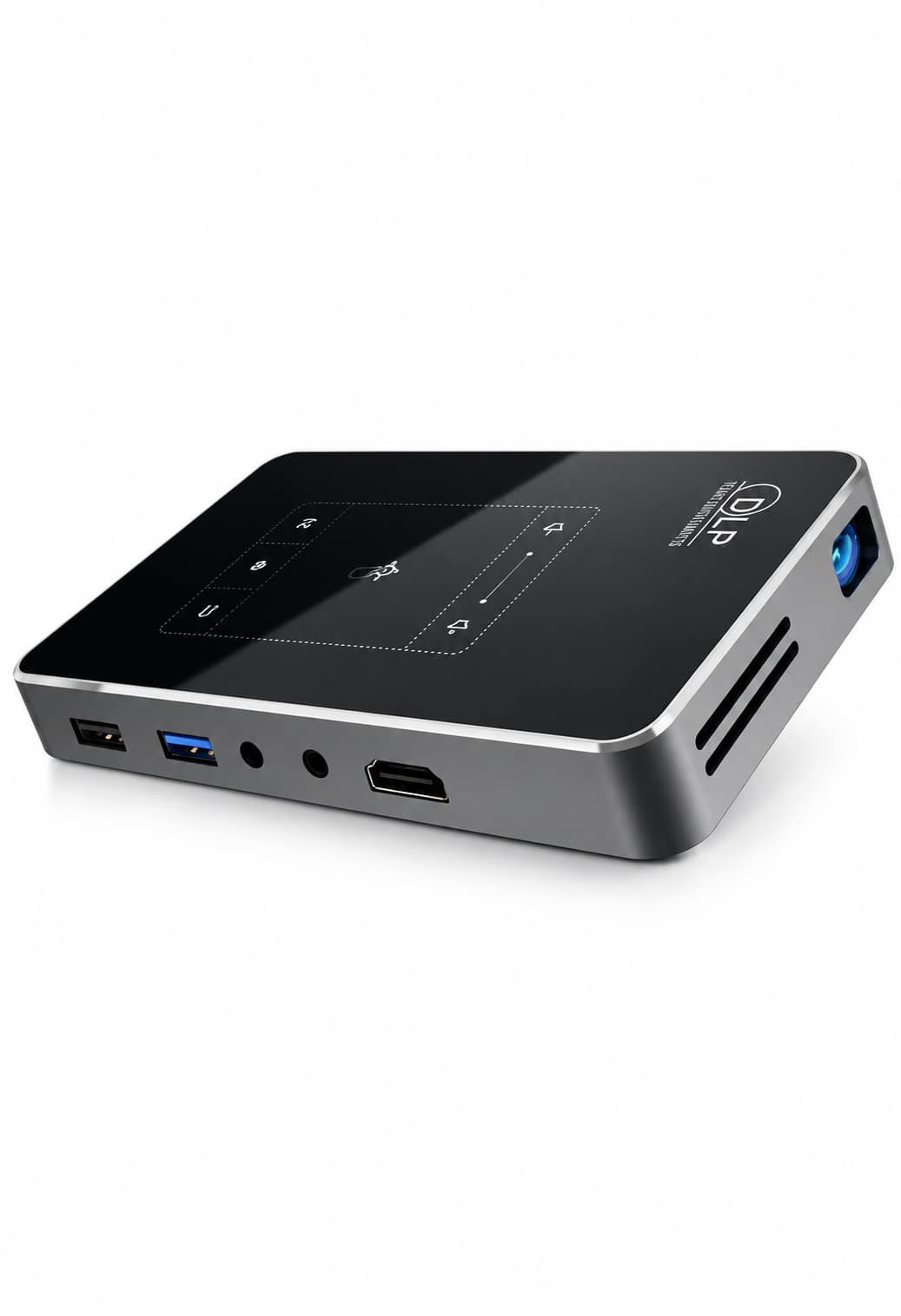 b4a54c13-5d12-4cf9-9637-8523ef74d963 بروجكتر P9 محمول DLP ببطارية مدمجة – دعم 4K ومنافذ HDMI وUSB وTF - الصورة 1
