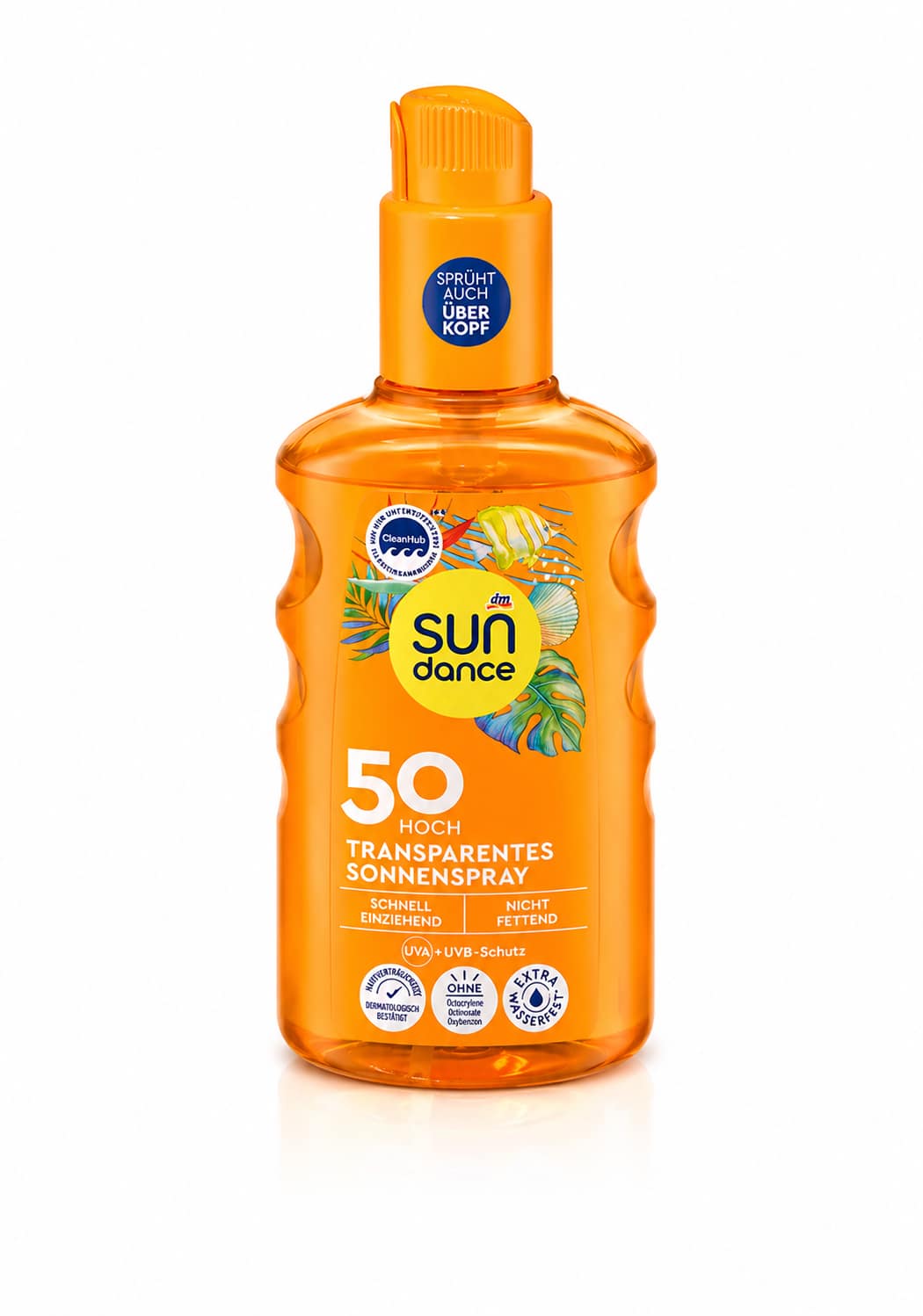 Sun Spray Transparent SPF50 200ml بخاخ واقي شمس شفاف SPF50 من Sundance (Sun Spray Transparent SPF50 200ml) - الصورة 1