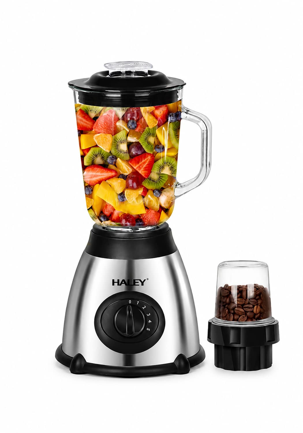 HY-2909 خلاط HALEY متعدد الاستخدامات بقوة 1200 واط مع مطحنة | HY-2909 - الصورة 1