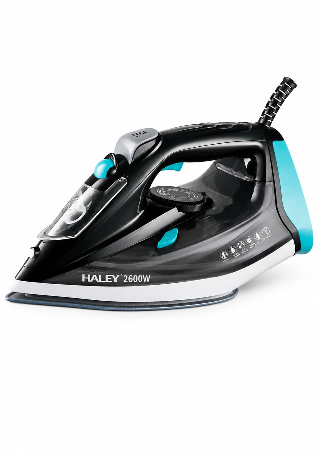 3489d772-427b-4cb1-a74d-67c071b1f134 مكواة بخار HALEY بقوة 2600W – بخار قوي ولوح سيراميك | HY-2048 - الصورة 1