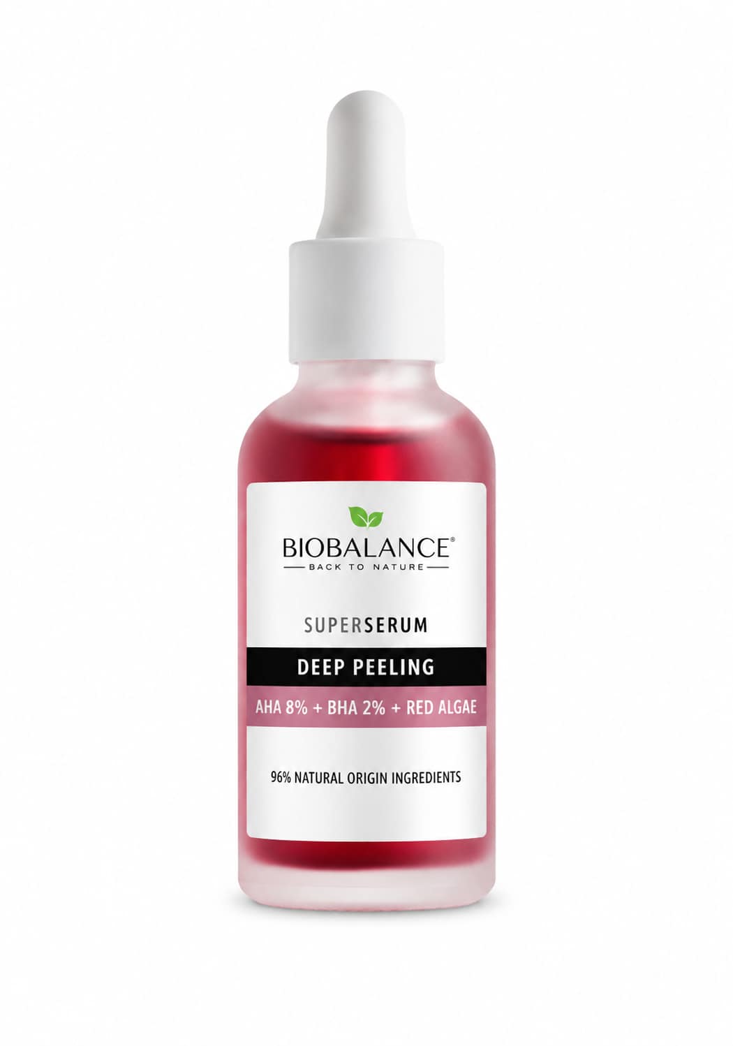 5f658100-9aca-42e7-b545-a486b0d9e659 سيروم DEEP PEELING من BIOBALANCE – تقشير عميق AHA 10% + BHA 2% مع الطحالب الحمراء | 30 مل - الصورة 1