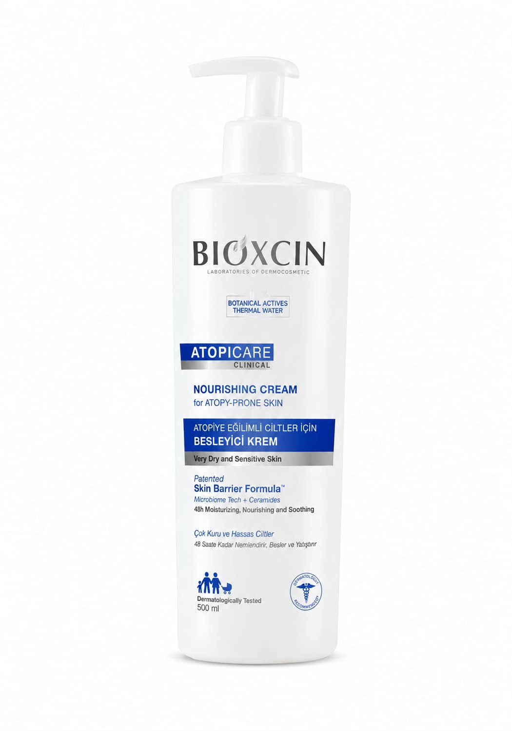 8f76031f-bc9e-4681-8957-4c308d4d9ec8 كريم Bioxcin Atopicare المغذي للبشرة الجافة والحساسة – 500 مل - الصورة 1