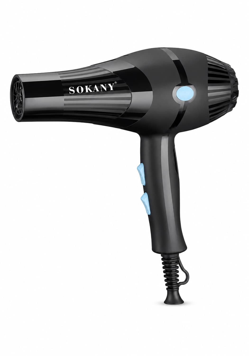 cb90ba9c-cf6f-4d98-869e-7fcb5ca4776c مجفف شعر SOKANY HS-3210 بقوة 2600W مع إعدادات حرارة وسرعة متعددة - الصورة 1