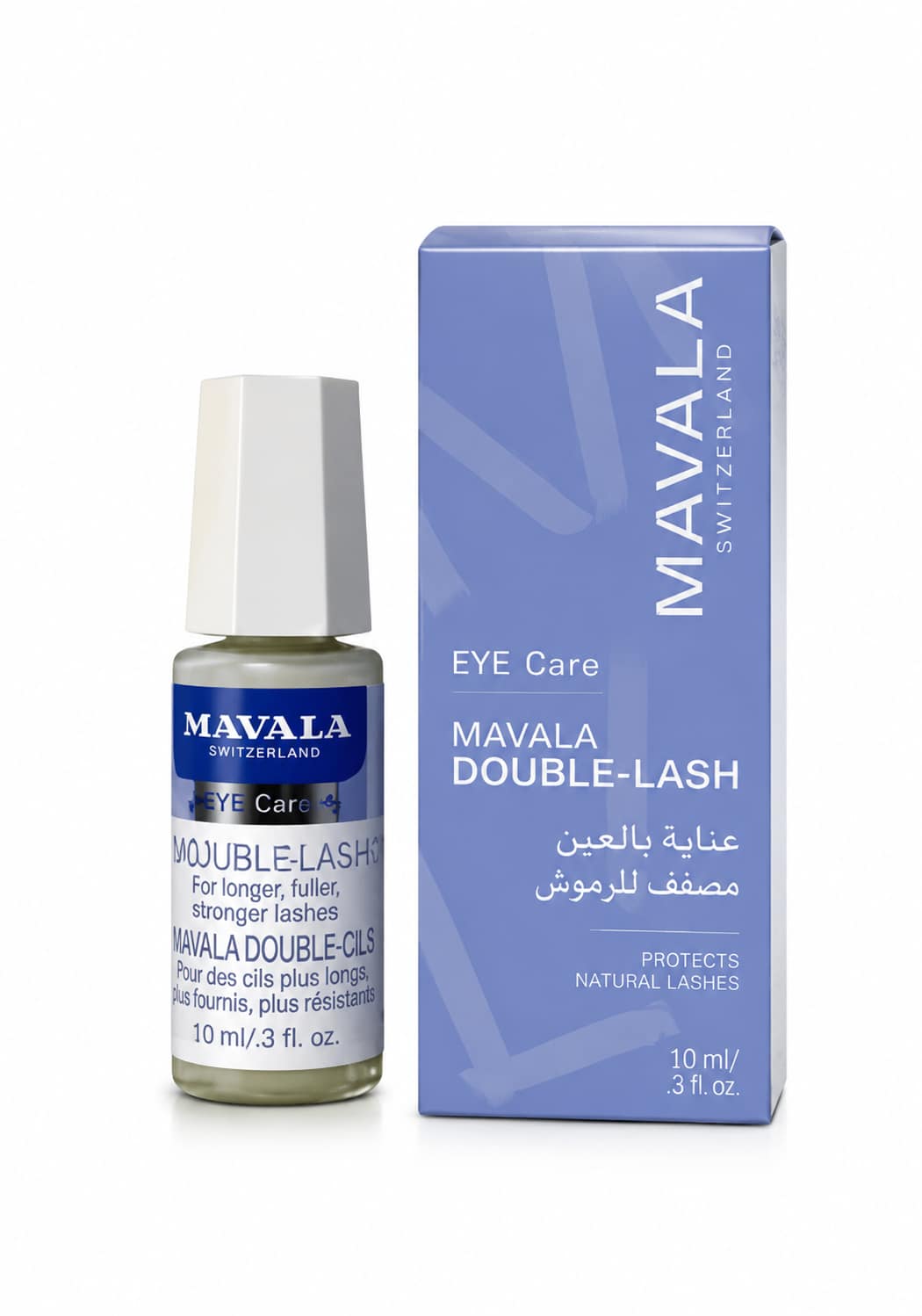 3890d906-3af3-4c0b-9cdc-c86e32fc7f2d سيروم Mavala Double-Lash لتقوية وتكثيف الرموش والحواجب 10 مل - الصورة 1