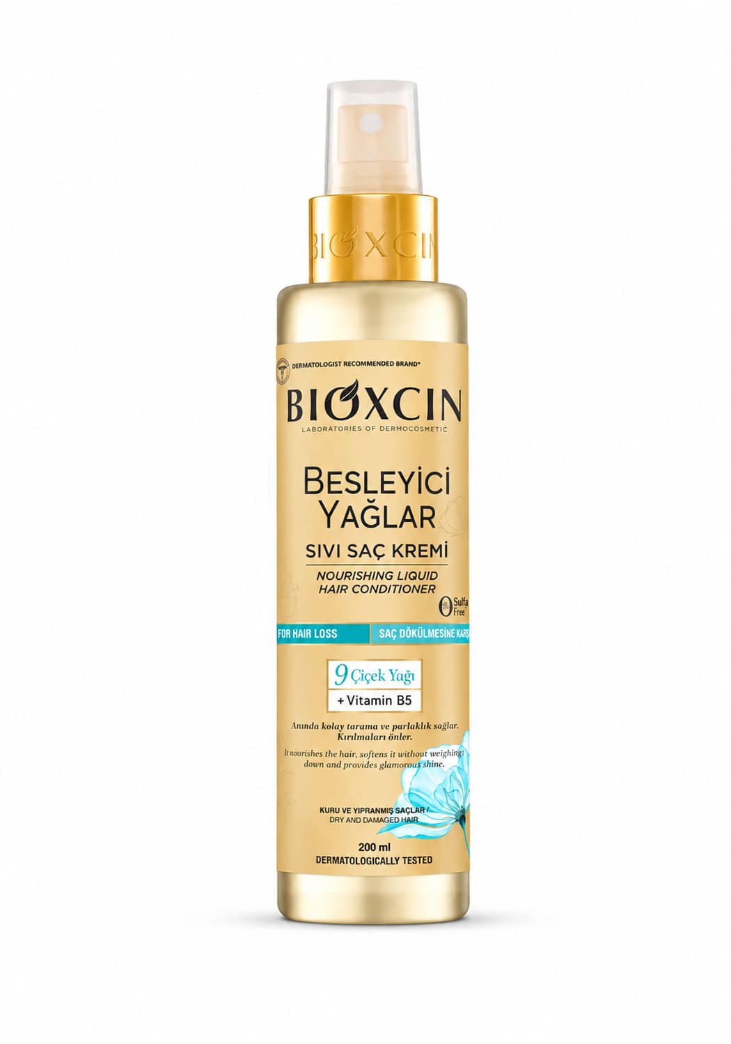 55 كريم شعر سائل Bioxcin بالزيوت المغذية – عناية وترطيب للشعر الجاف والتالف | 200ml - الصورة 1