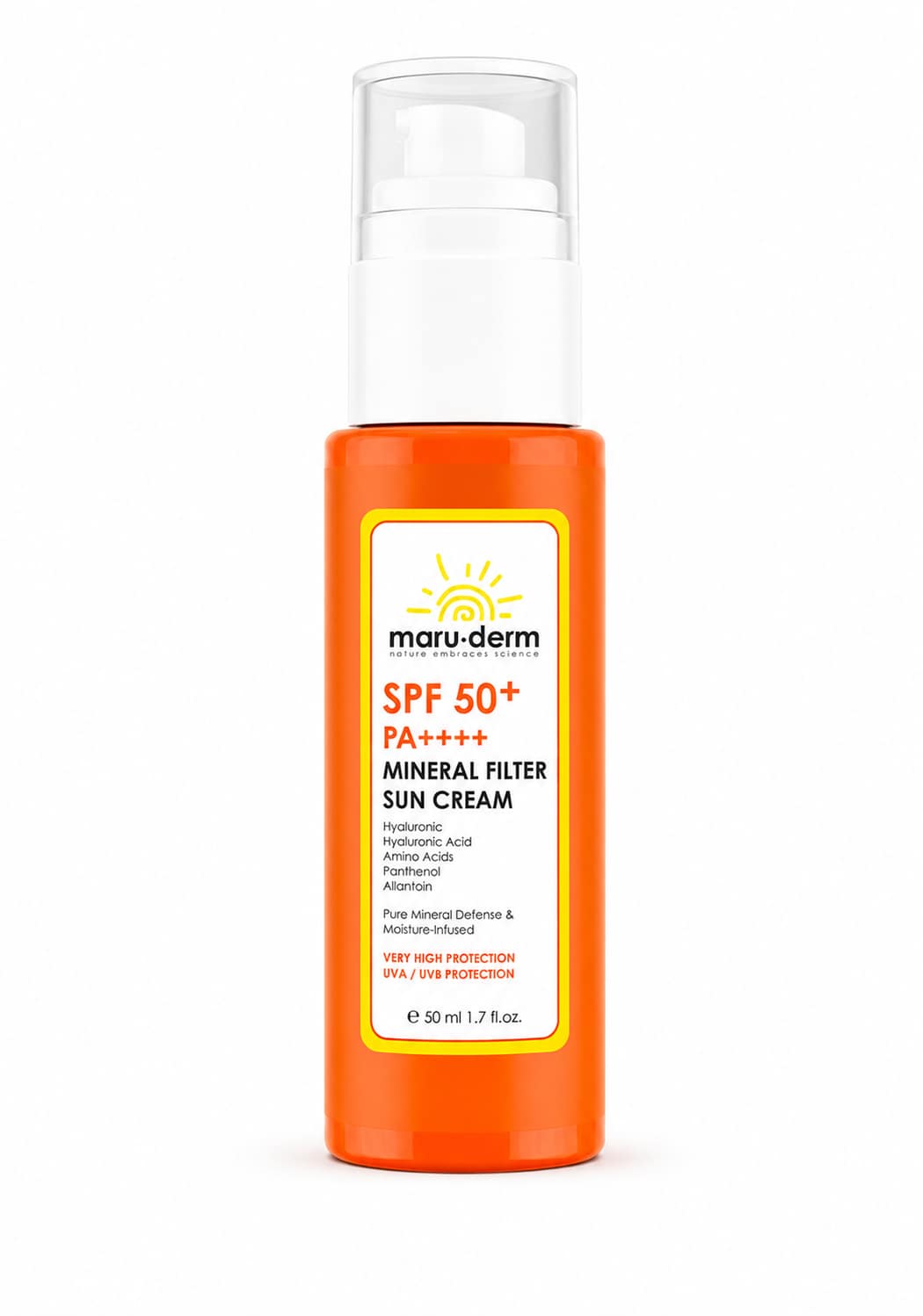 648dcafe-5908-4c6c-99fb-ec4836ecd64f واقي شمس ماروديرم معدني SPF 50+ للبشرة الحساسة – 50 مل - الصورة 1